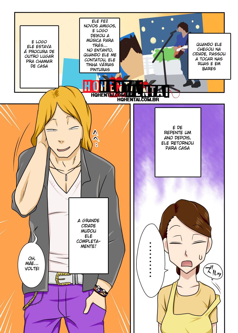 Kaette Kita Musuko ga Kinpatsu Yarichin | My Son Returned as a Blond Man-Slut - 4