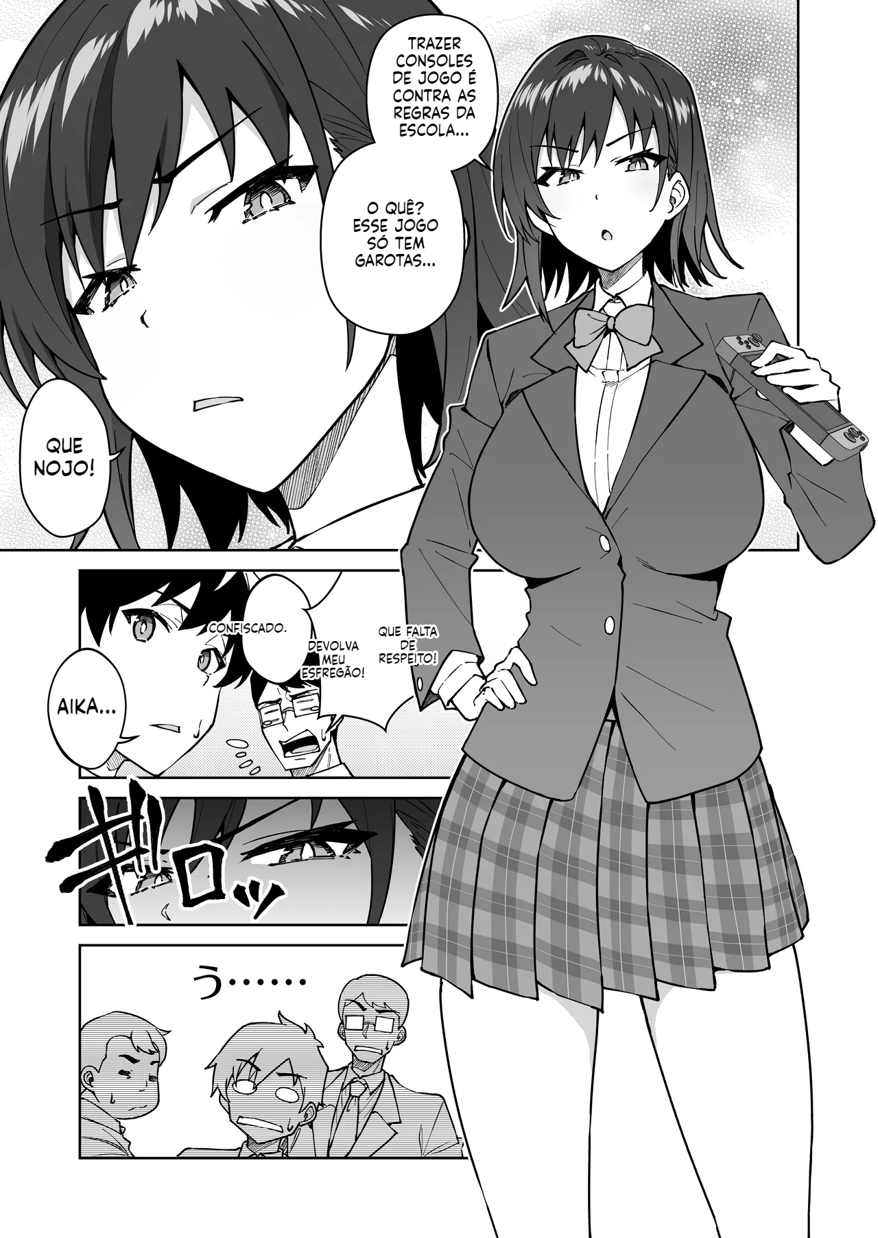 [Doujinshi] Cross My Heart — A Tsundere do Comitê Disciplinar e a Bela Intercambista Loira - 6