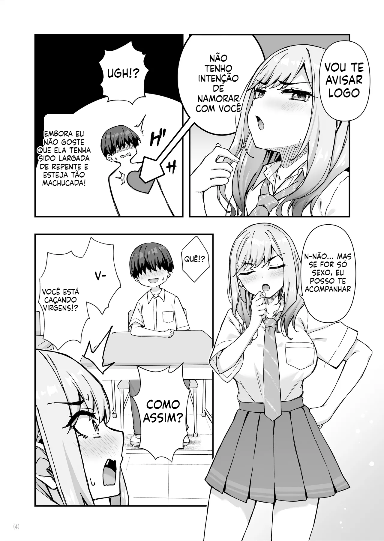 [Doujinshi] A vez em que fui flagrado pela garota delinquente com quem eu tinha fantasias eróticas - 5