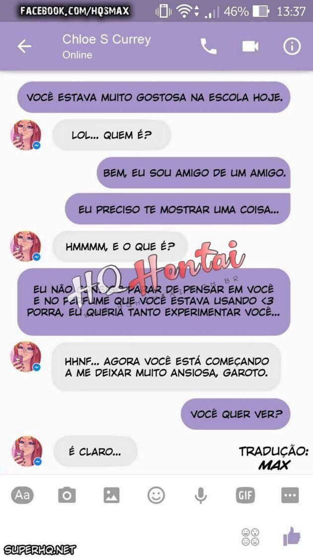 Sexo com Chloe pelo Whatsapp