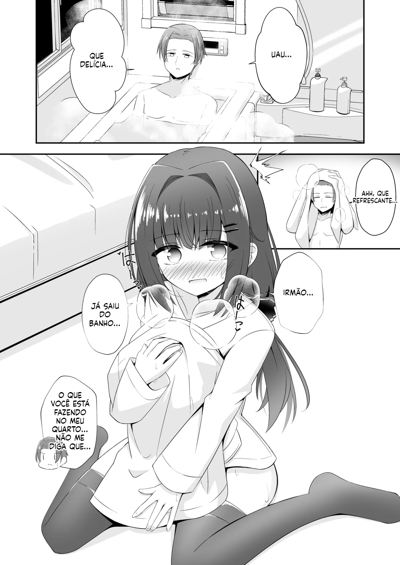 [Doujinshi] Irmãzinha pervertida é apaixonada pelo seu irmão – Part 1 - 5