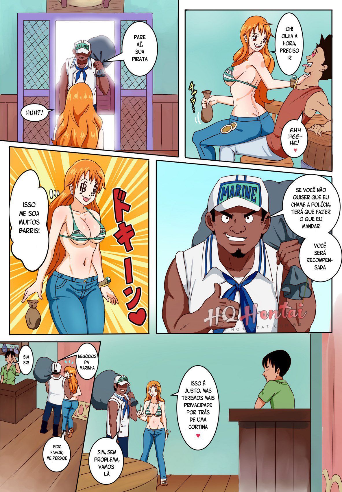 One piece pirate girls at the bar - 4