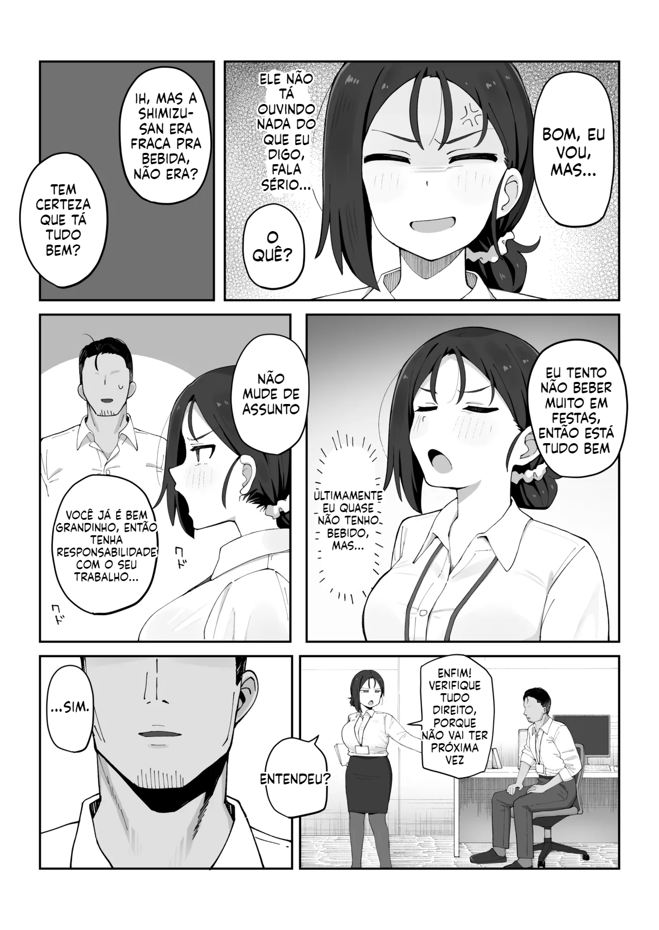 [Doujinshi]A história de uma chefe de 32 anos e seios grandes que é chantageada por um subordinado e acaba sendo dominada - 4