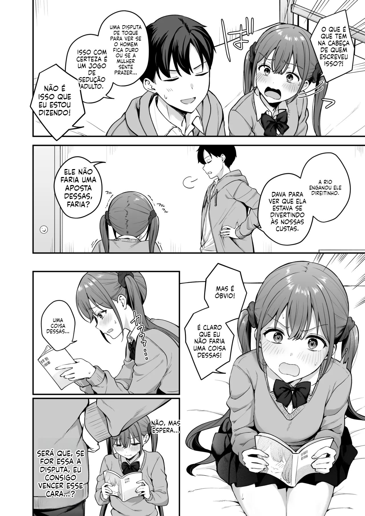 [Doujinshi] Desafiei minha colega de classe e acabamos transando sem camisinha - 5
