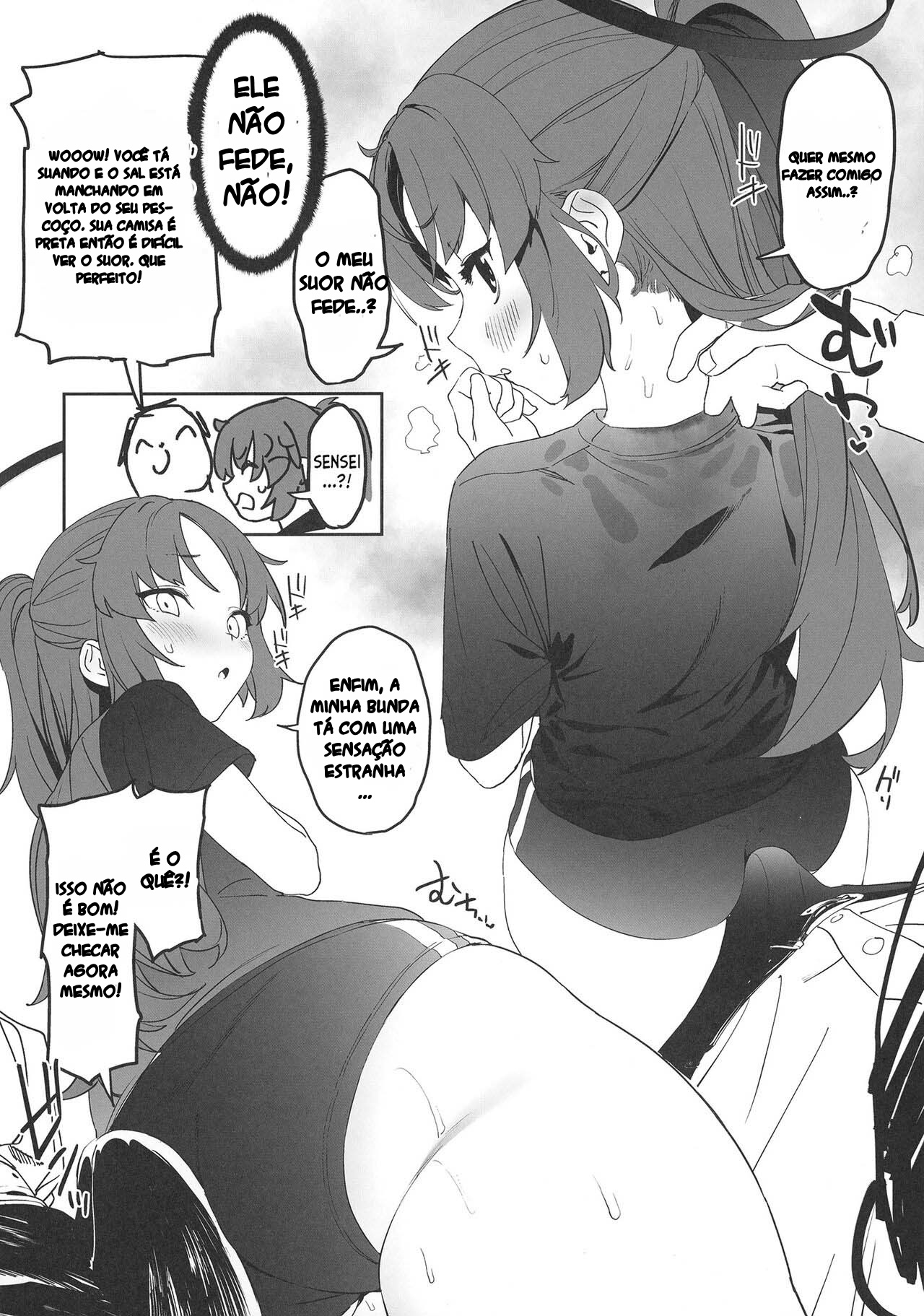 Shimi Ase Yuuka no Mure Momo Manko - 6