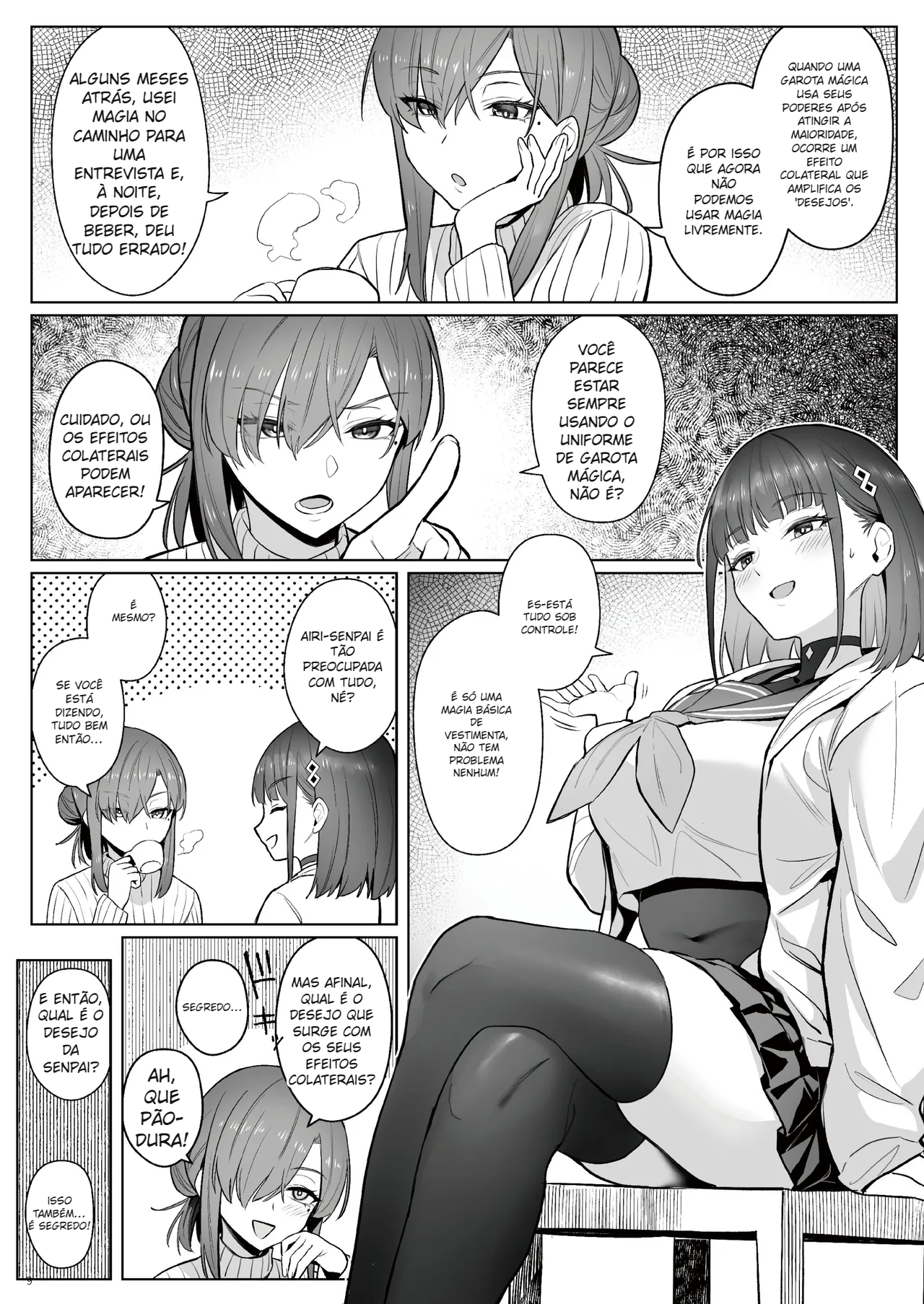 Moto Mahou Shoujo no Shigoto Hanashi Ao Zenjitsutan - 7
