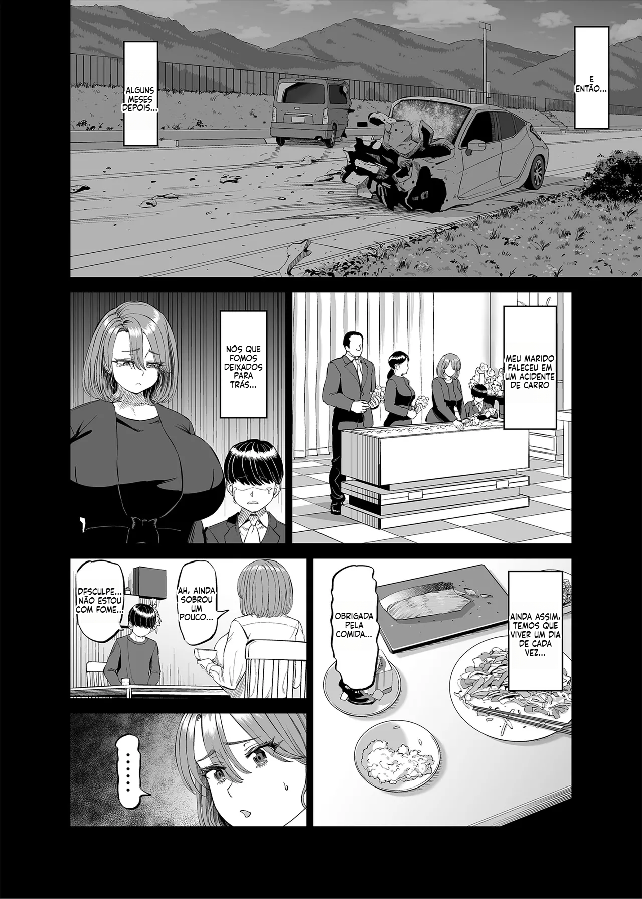 [Doujinshi] História sobre minha madrasta que usa suas férias para se masturbar - 3
