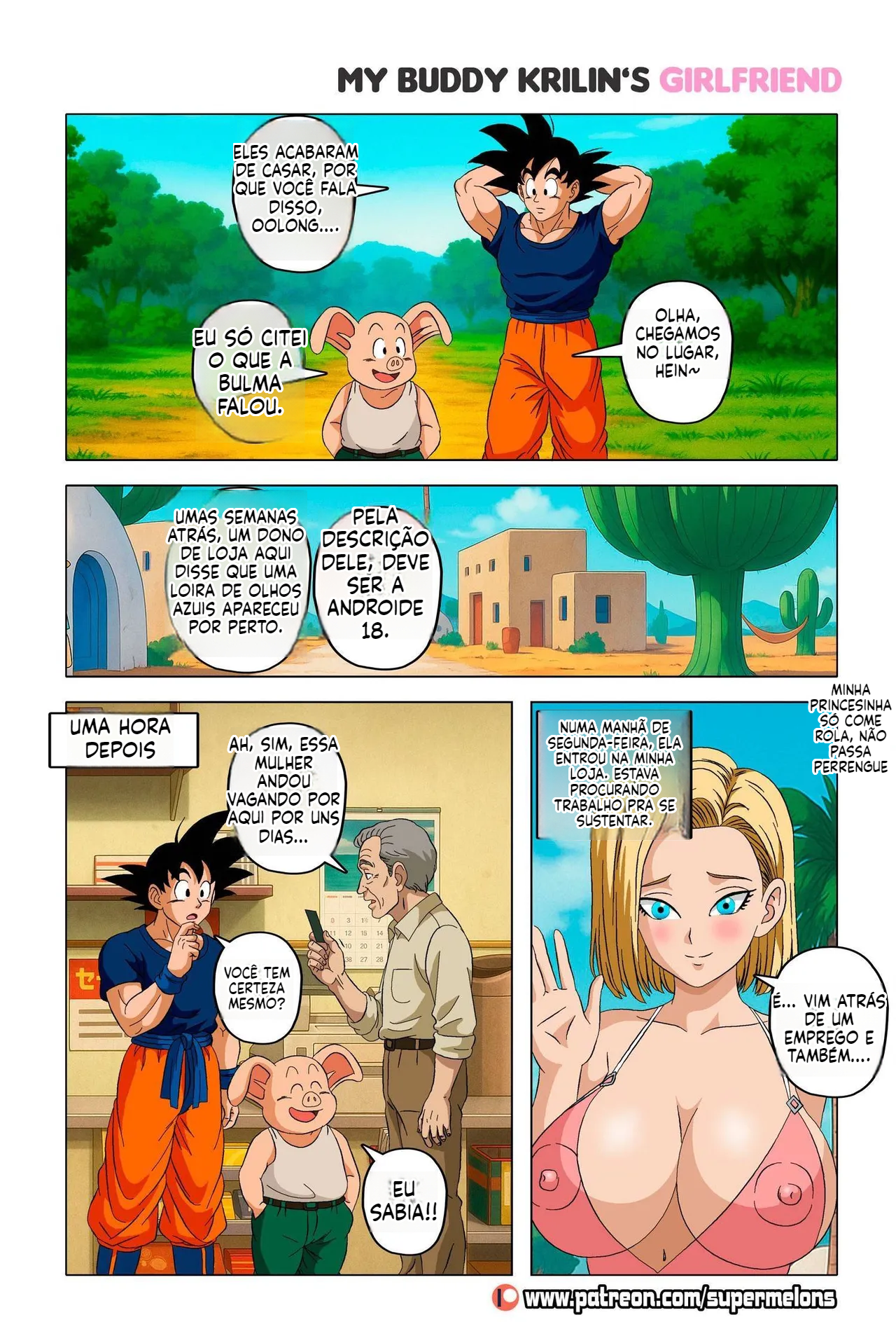 [Dragon Ball] A namorada do meu amigo Krilin 1 - 6