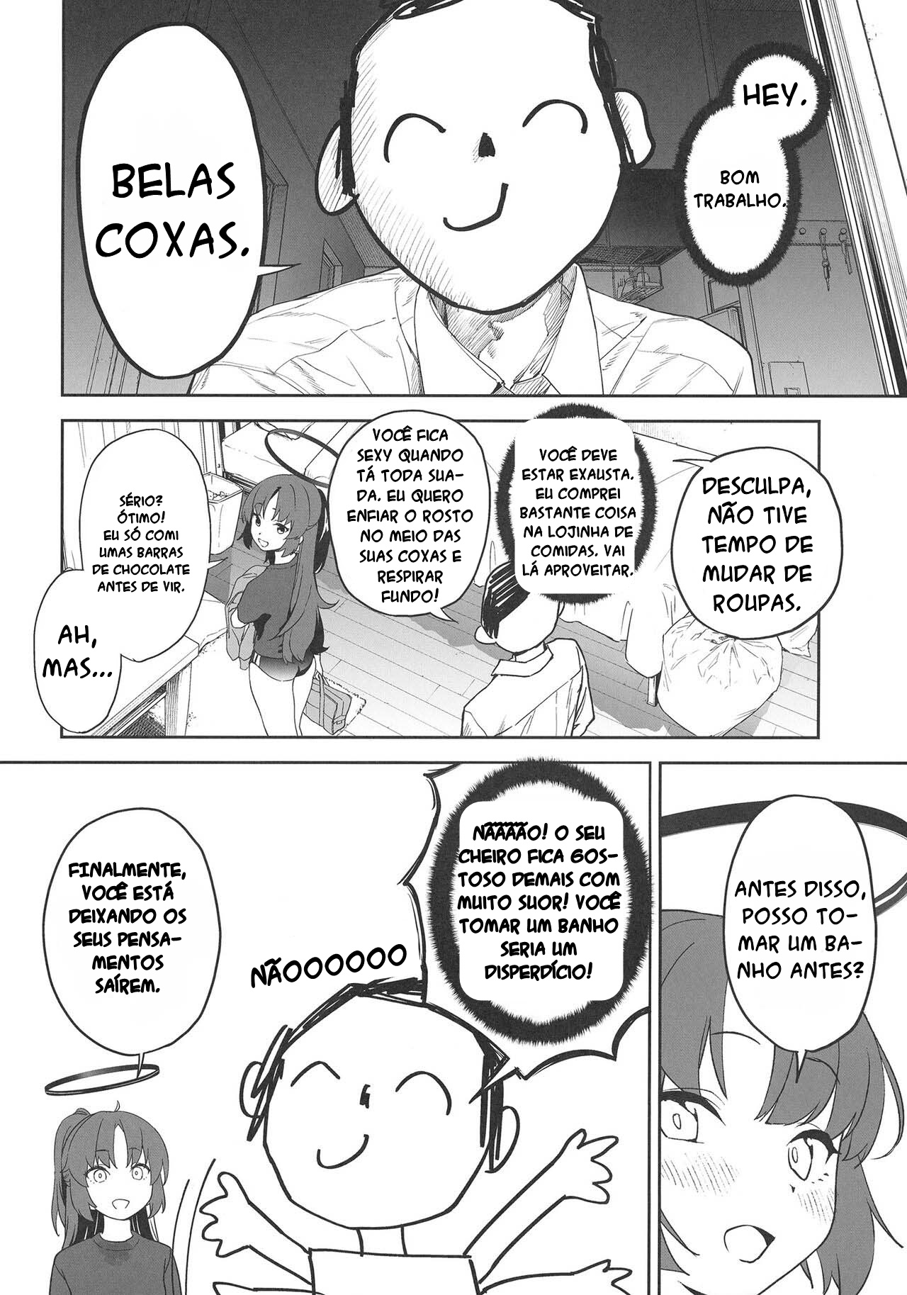 Shimi Ase Yuuka no Mure Momo Manko - 4
