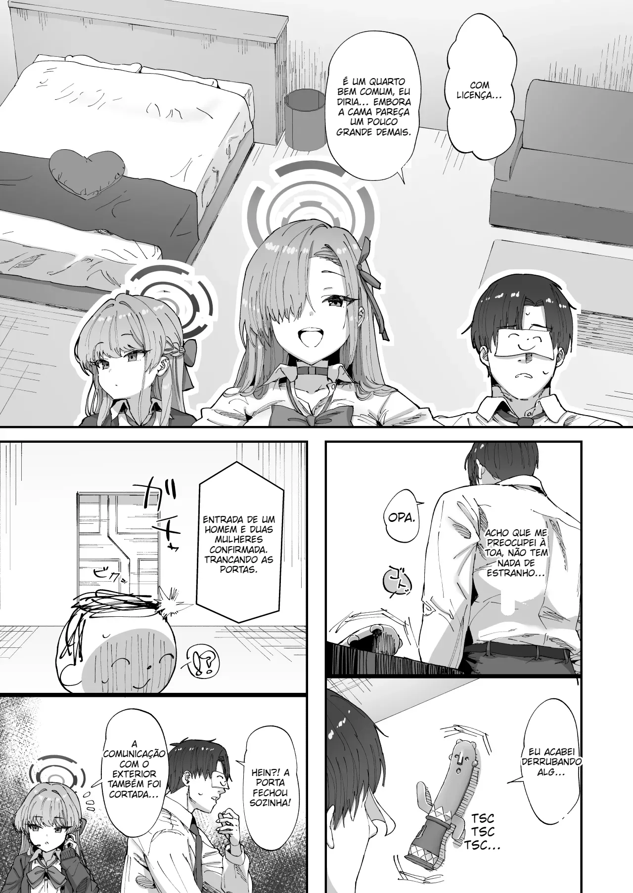 Um quarto do qual você não pode sair sem transar com a Asuna - 4