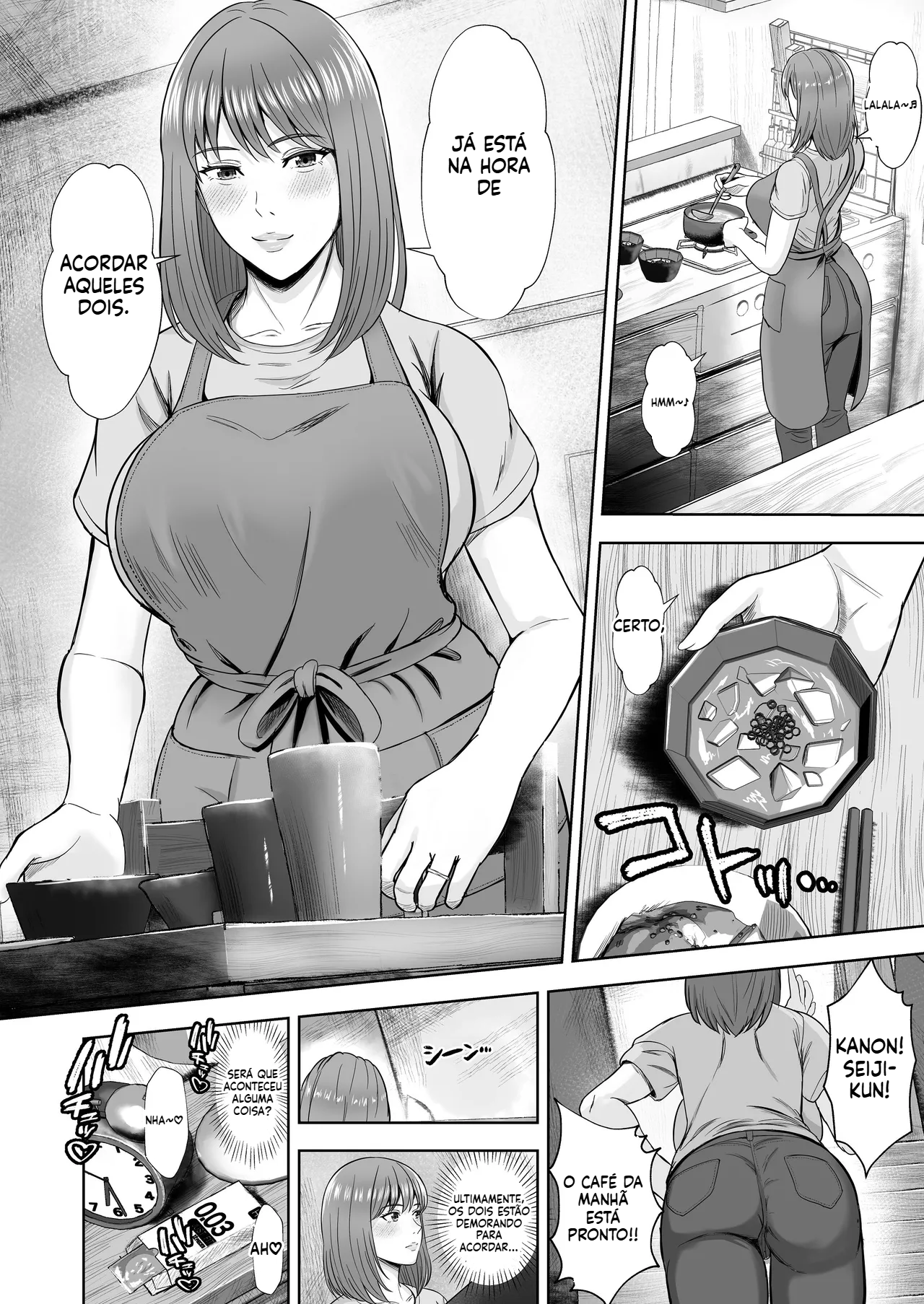 [Doujinshi] Mesmo namorando minha meia-irmã, acabei sendo seduzido pela intensa proximidade física da minha madrasta - 4