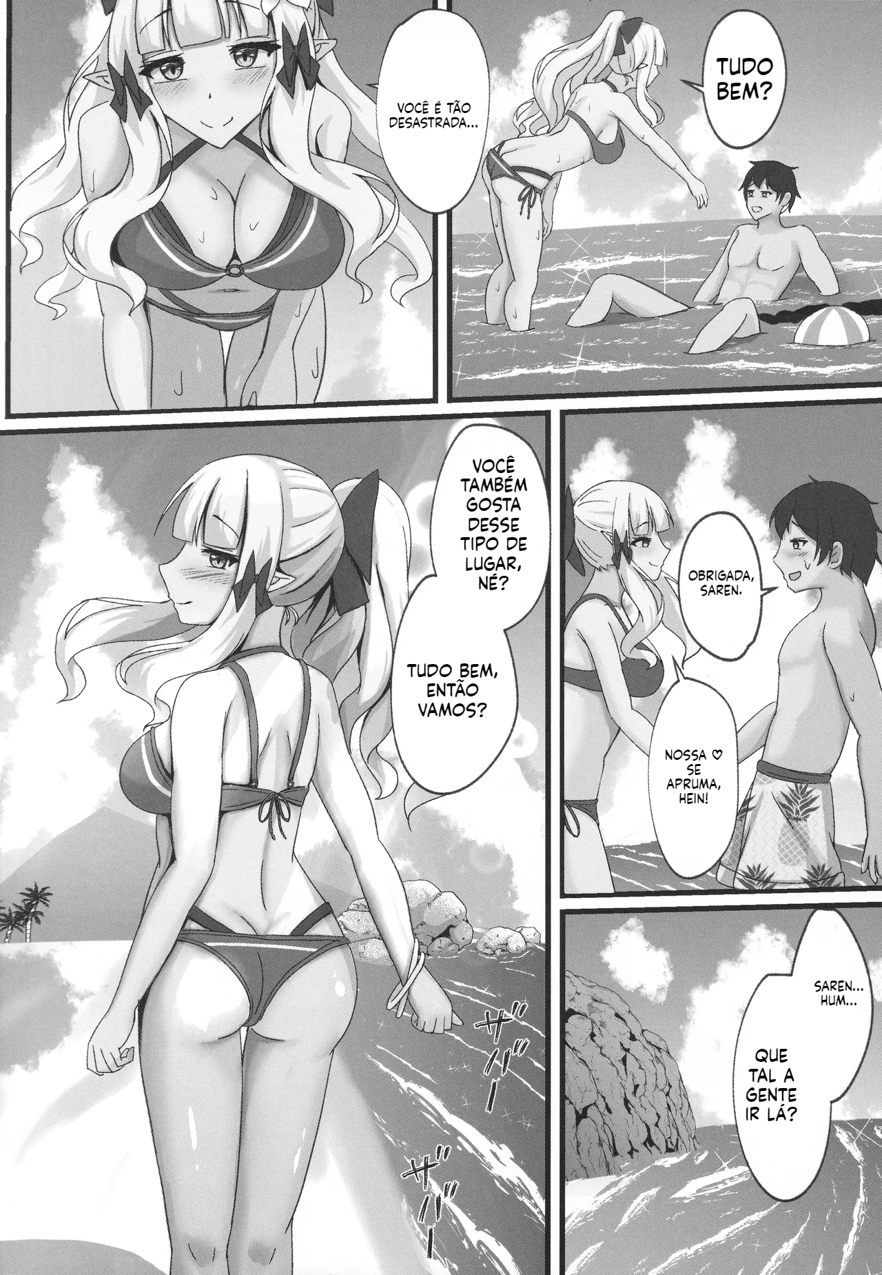 [Doujinshi] Um verão à beira-mar, só eu e Saren - 5