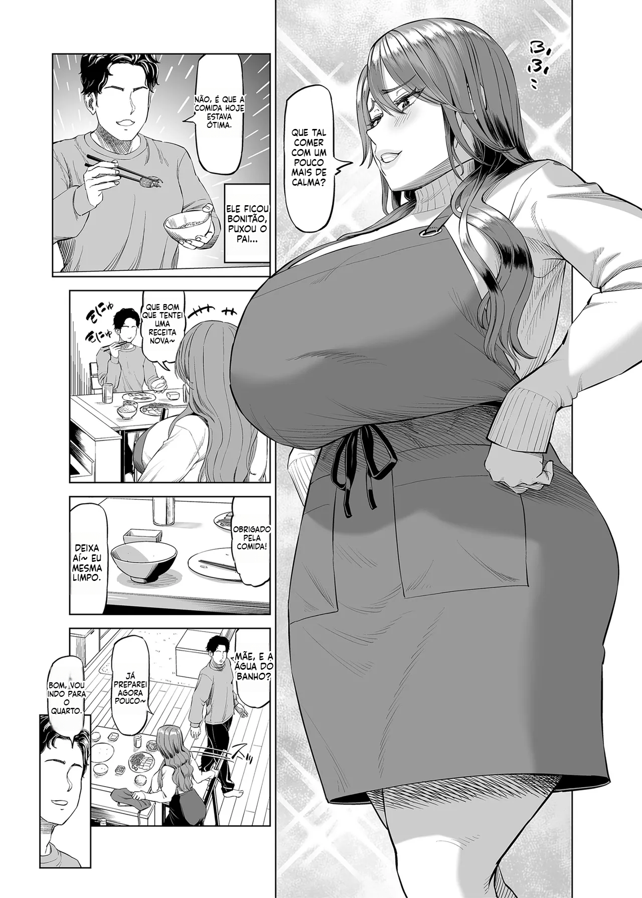 [Doujinshi] História sobre minha madrasta que usa suas férias para se masturbar - 6