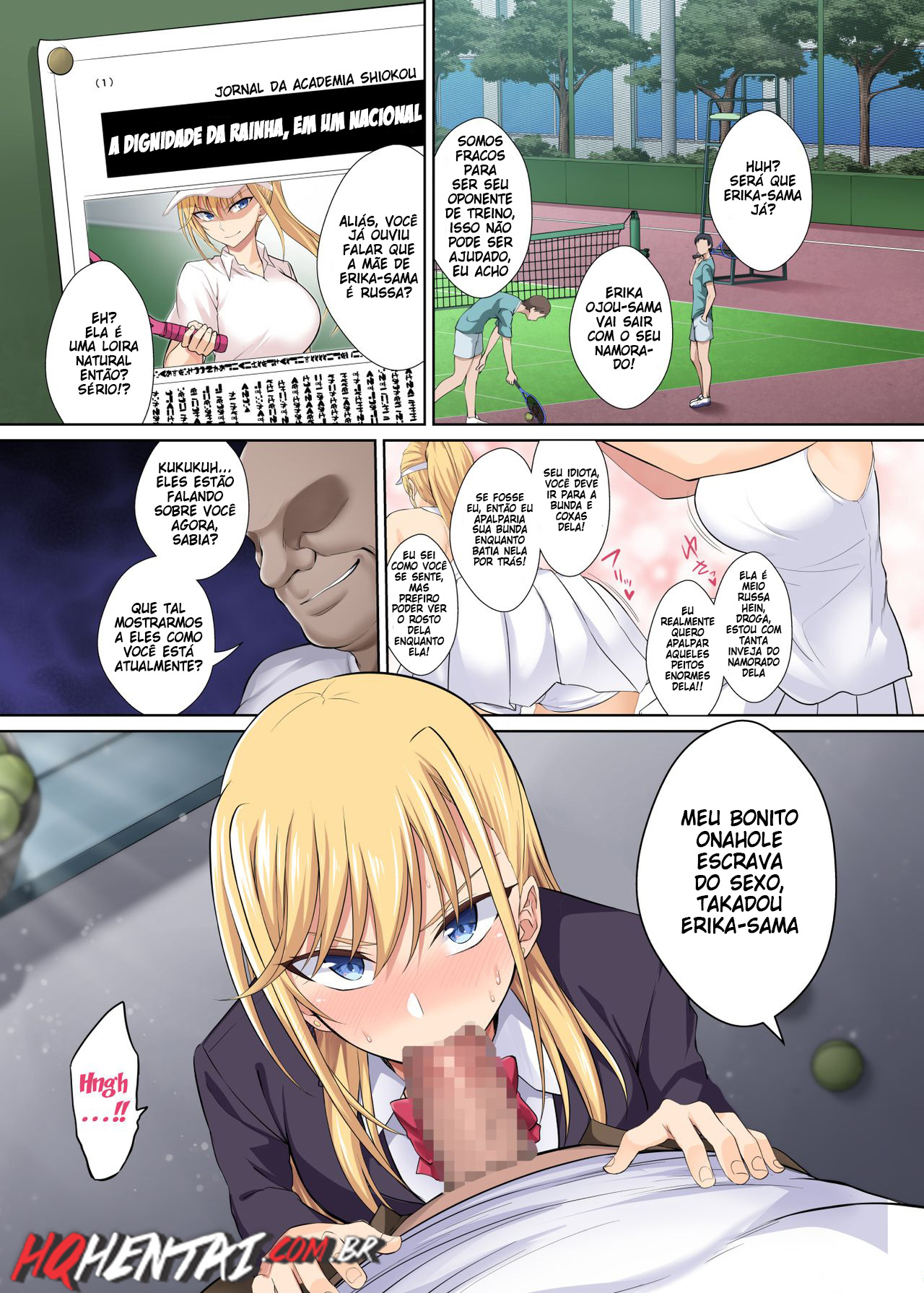 TenniCir no Joou ga Bihin no Chinpo Cleaner ni Otosareru Hanashi - 2