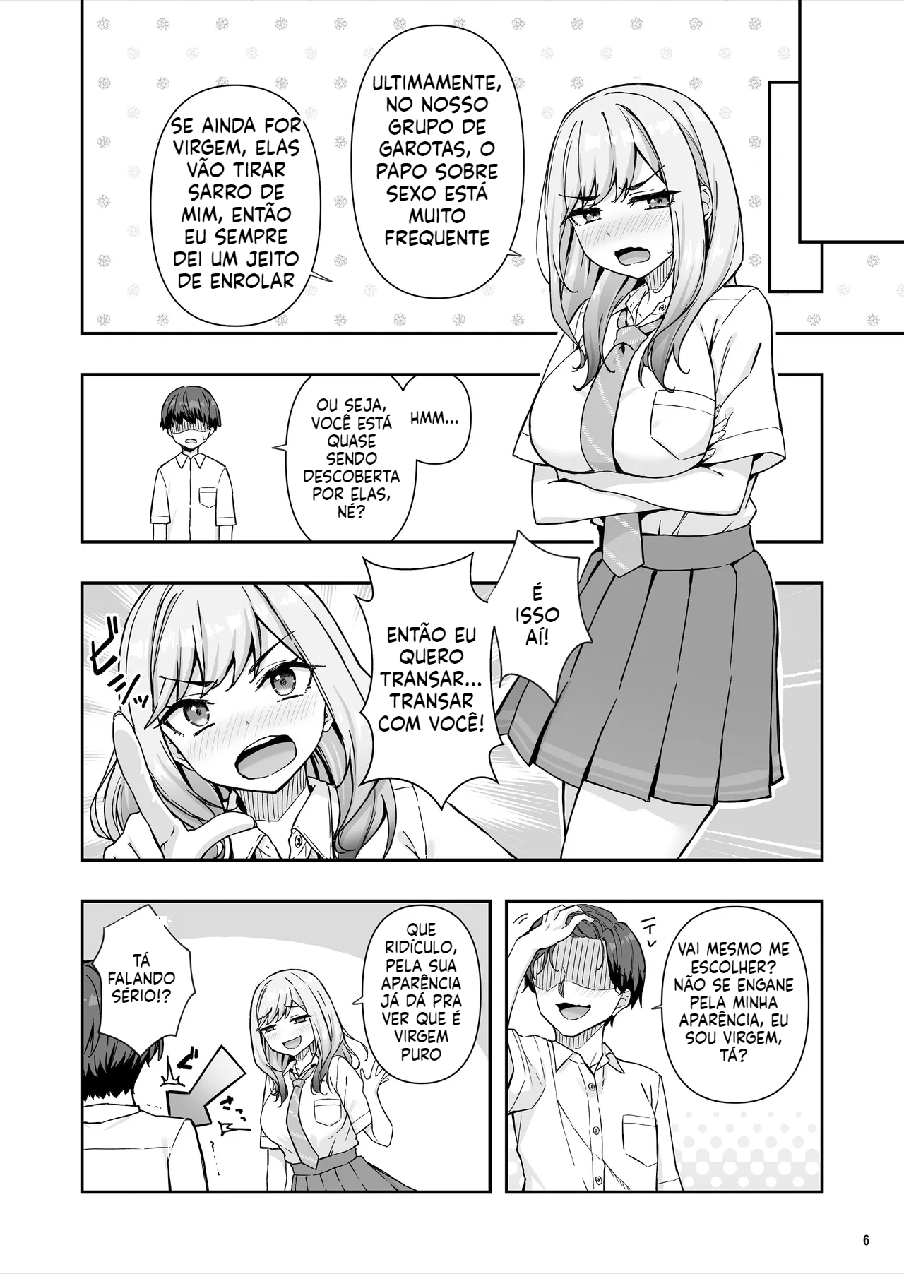 [Doujinshi] A vez em que fui flagrado pela garota delinquente com quem eu tinha fantasias eróticas - 7