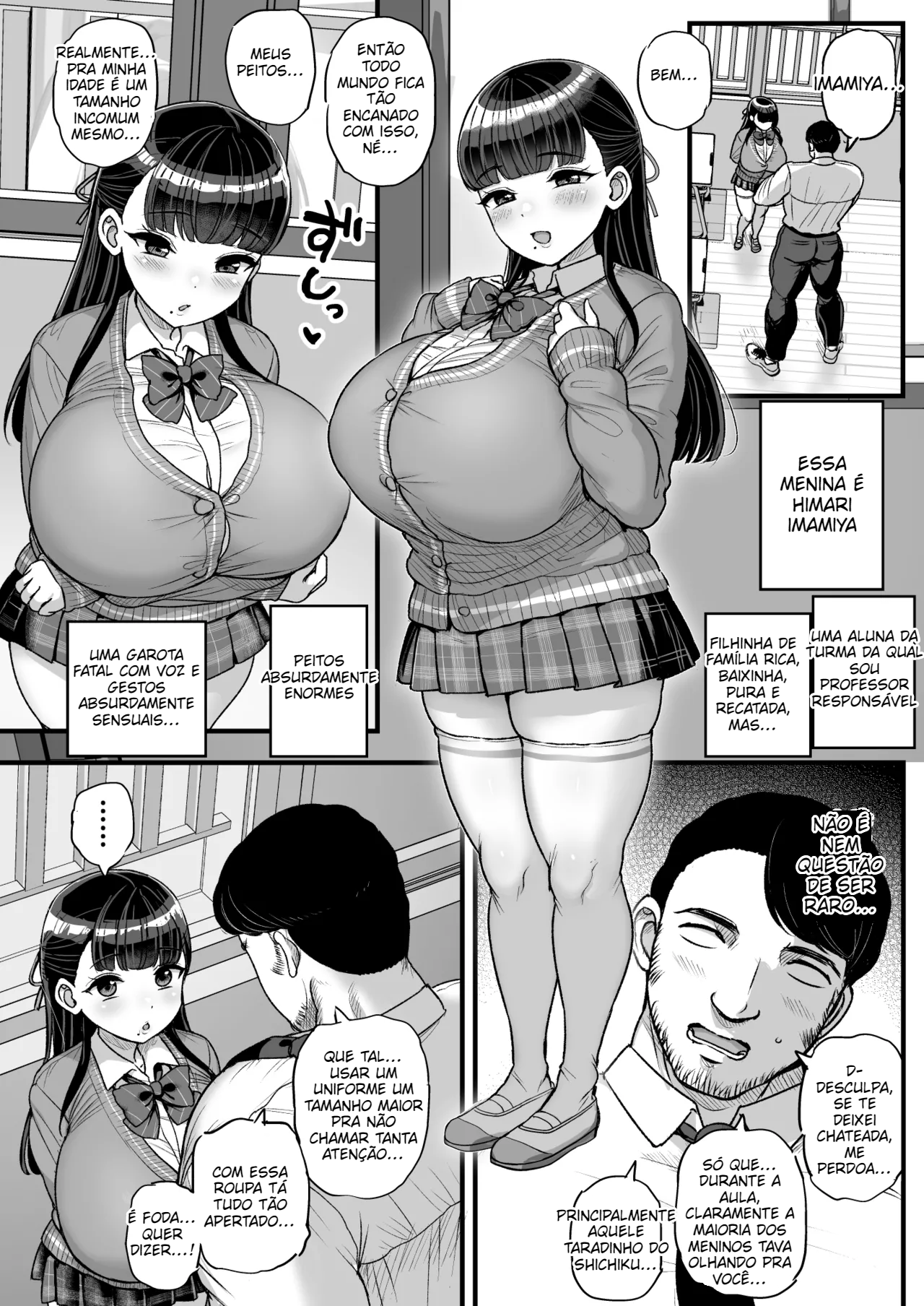 Não Há Como um Professor Resistir às Alunas Baixinhas de Seios Grandes [Digital] - 3