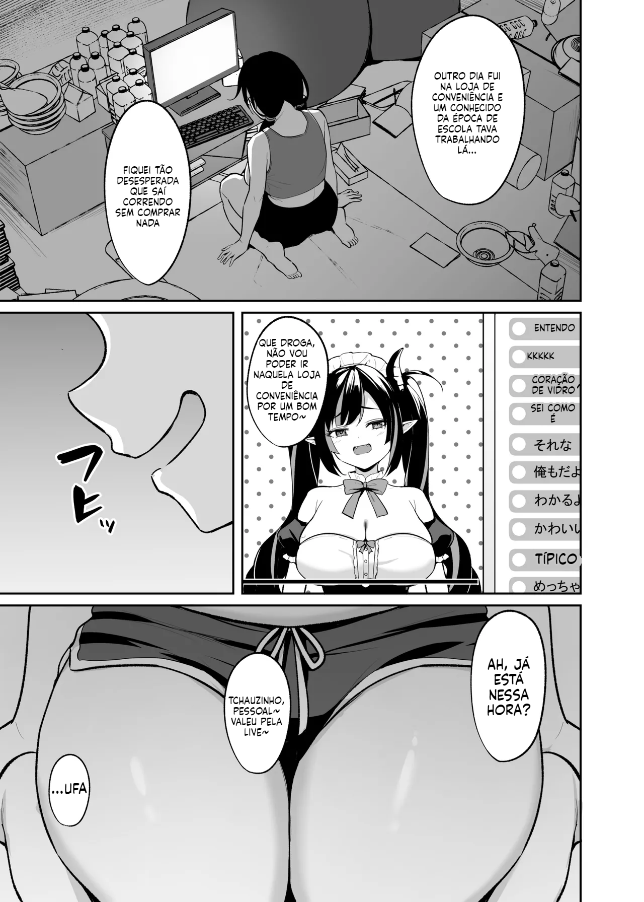 [Doujinshi] A Queda da Streamer Introvertida - 2