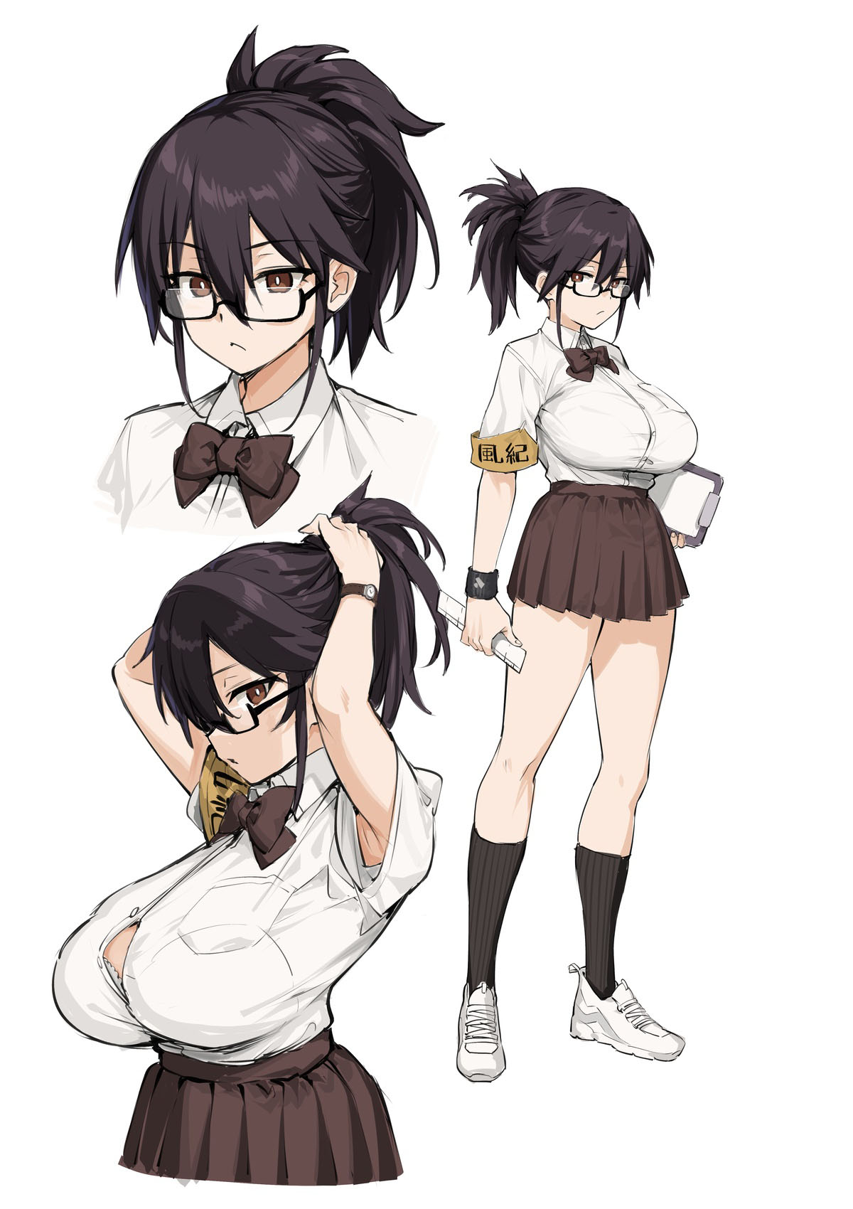 Atarashii Fuuki Iinchou wa Mune ga Ookii to Iu Uwasa ga Aru - 6
