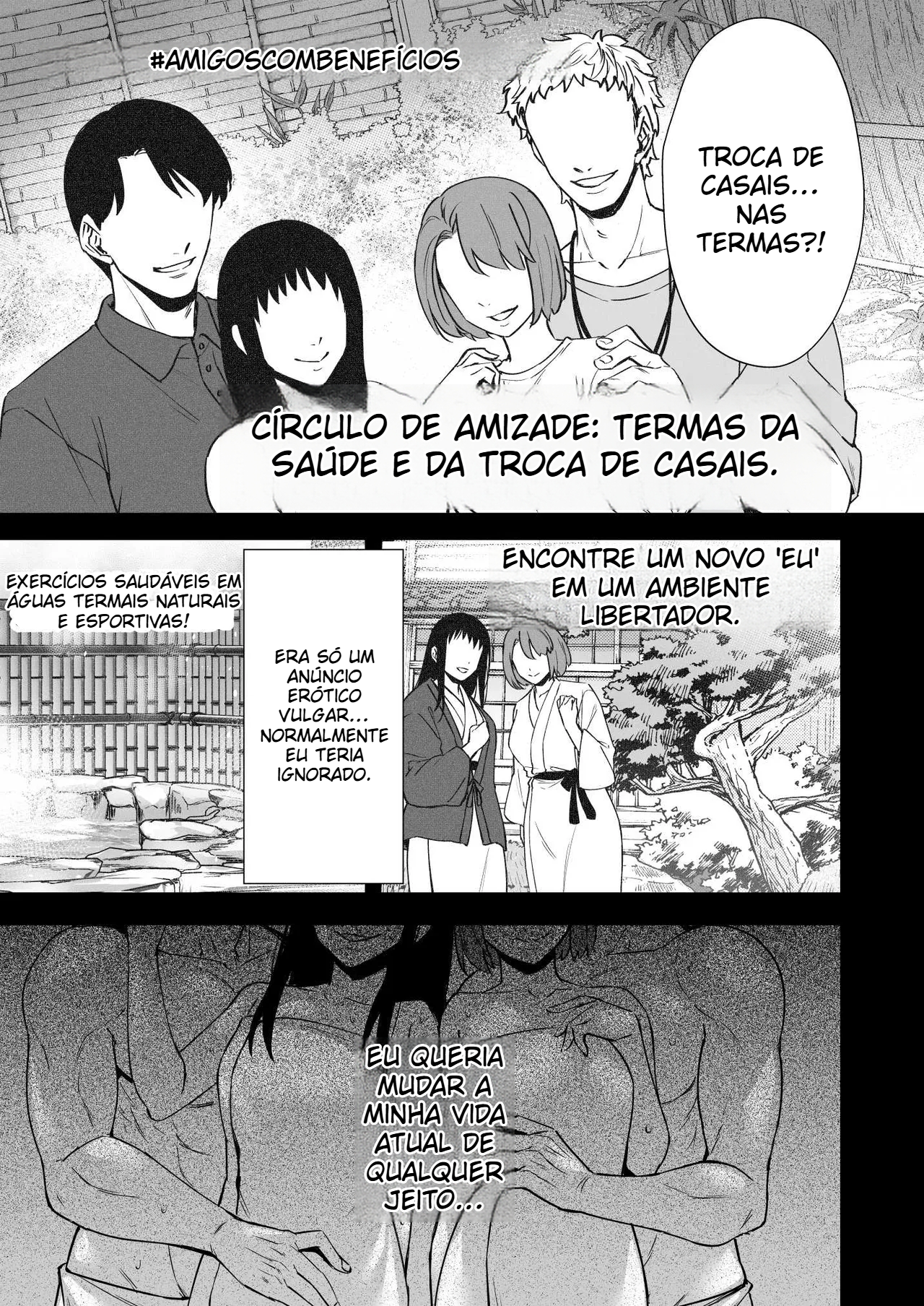 [Himeya] Tão bom que você vai ficar viciado! Troca de banhos termais com um casal tranquilo e um casal tarado - 7
