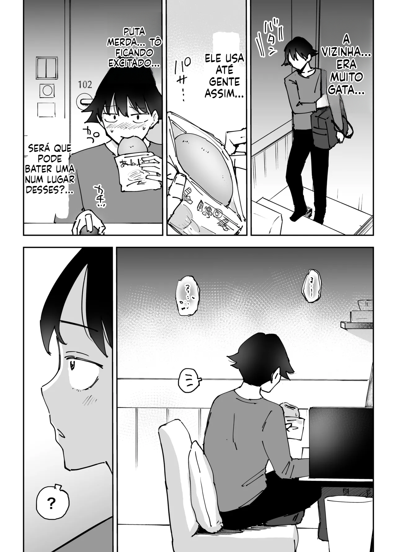 [Doujinshi] Pacote de 3horas com a moça da lan house - 6