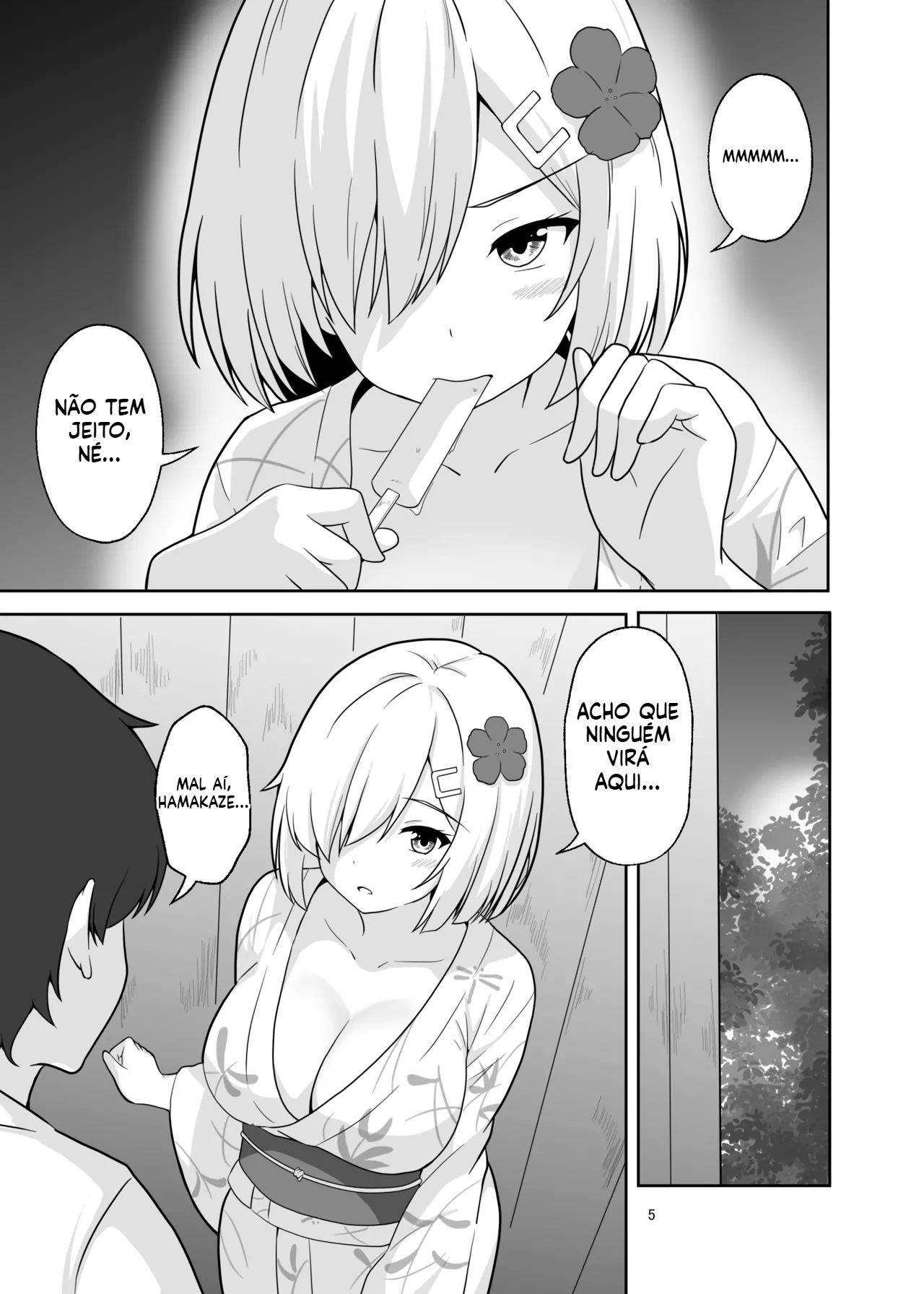 [Doujinshi] Um Dia de Festival com Hamakaze - 4