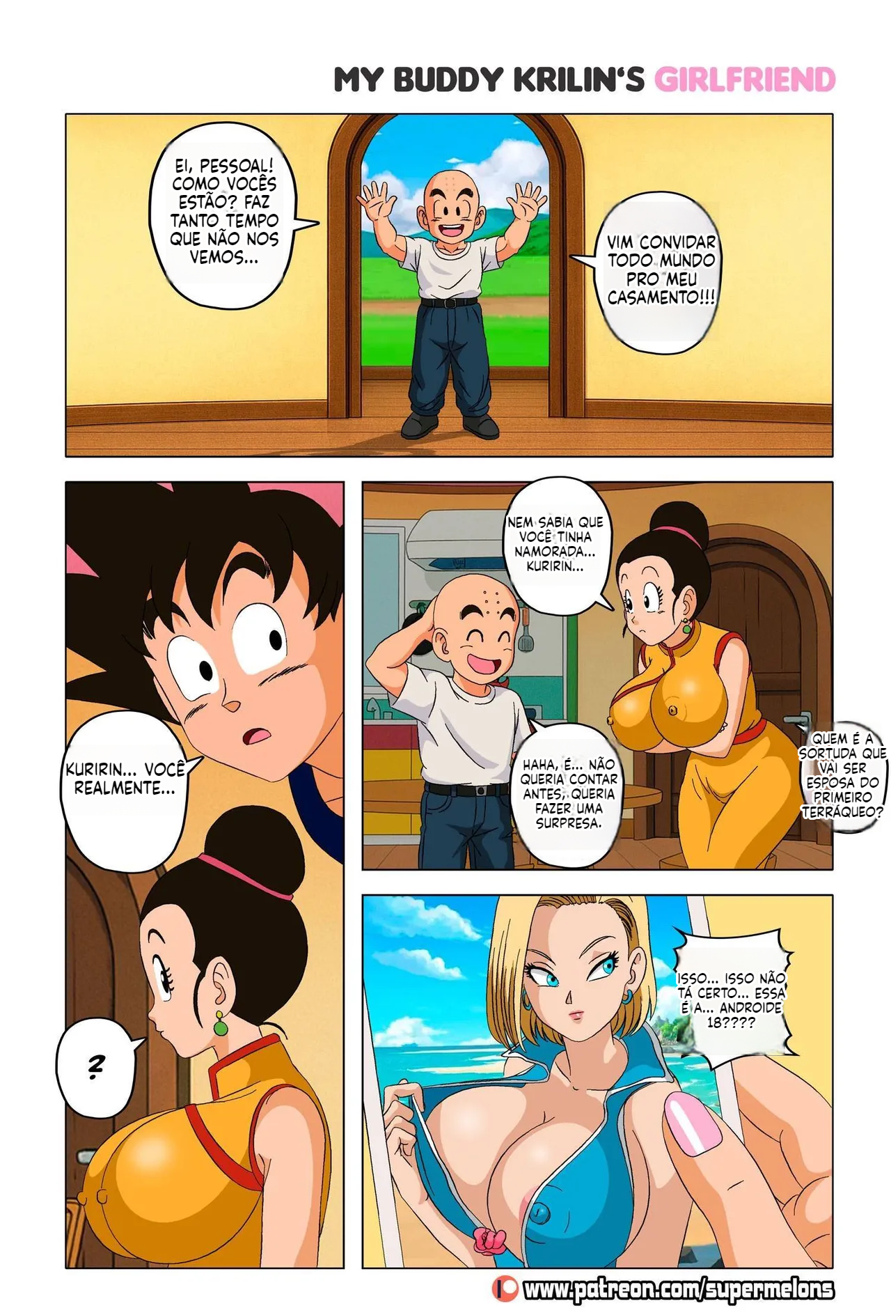 [Dragon Ball] A namorada do meu amigo Krilin 1 - 2