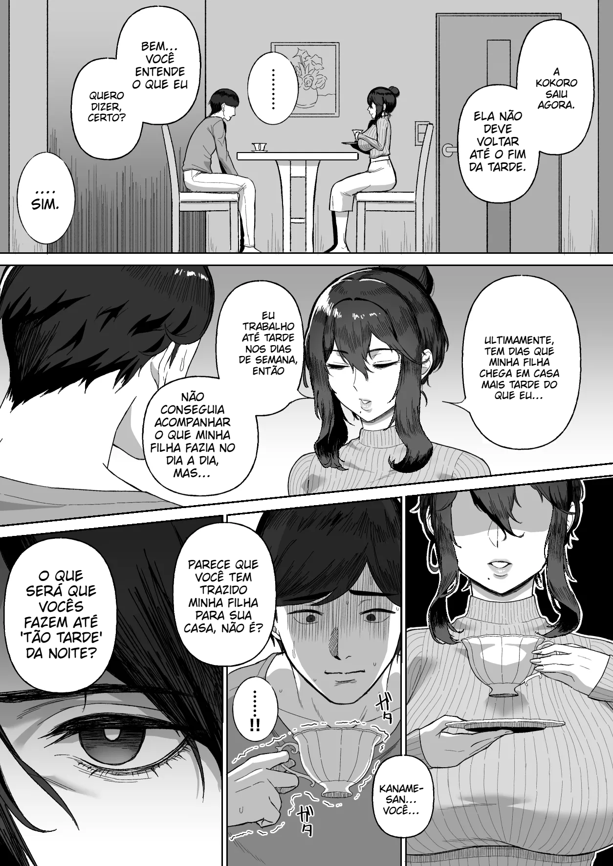 (Gamogamo) Otonari no Downer Oyako ni Shiboritorareru Hanashi - 7