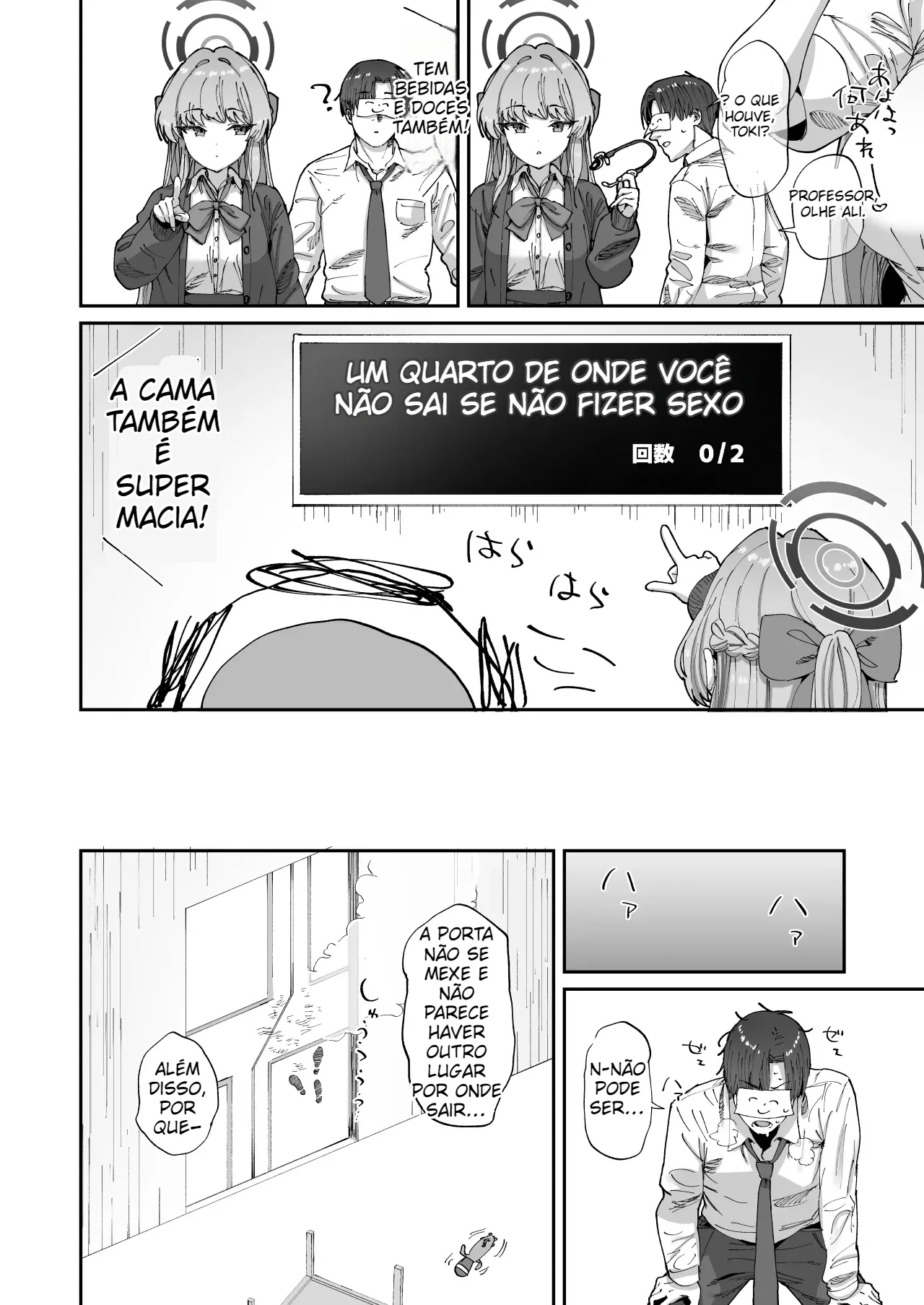 Um quarto do qual você não pode sair sem transar com a Asuna - 5
