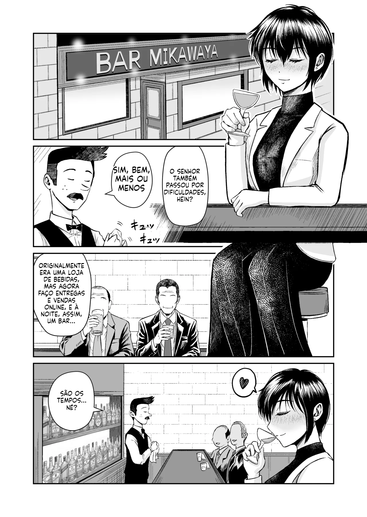 [Doujinshi] O Hayakawa-san, do bar que frequento - 3
