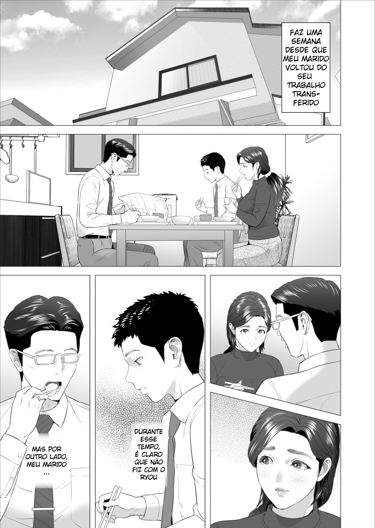Kinjo Yuuwaku Musuko ni Otto no Soba de Dakareru Haha Hen - 2