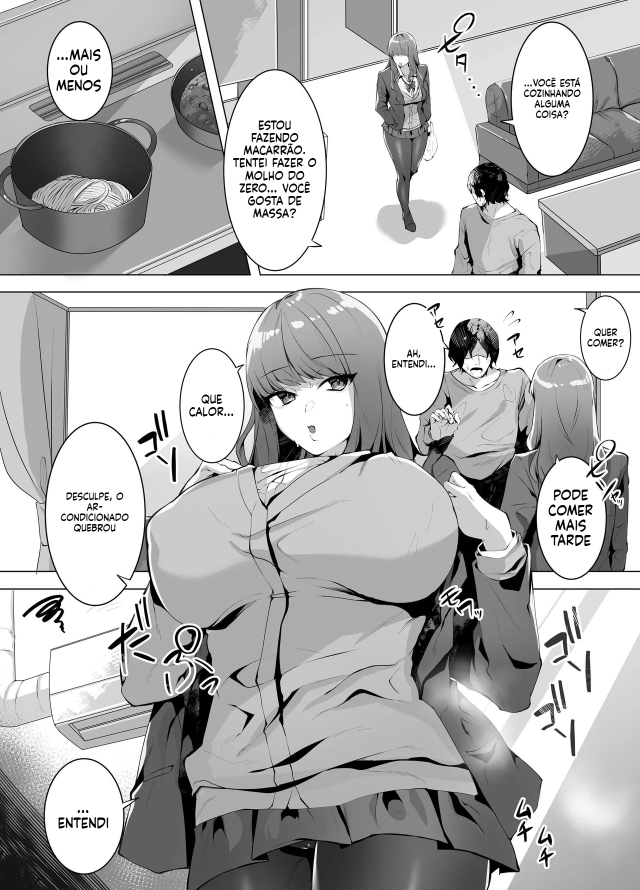 [Doujinshi] A garota melancólica que se tornou minha noiva não pode voltar para casa até engravidar. - 4