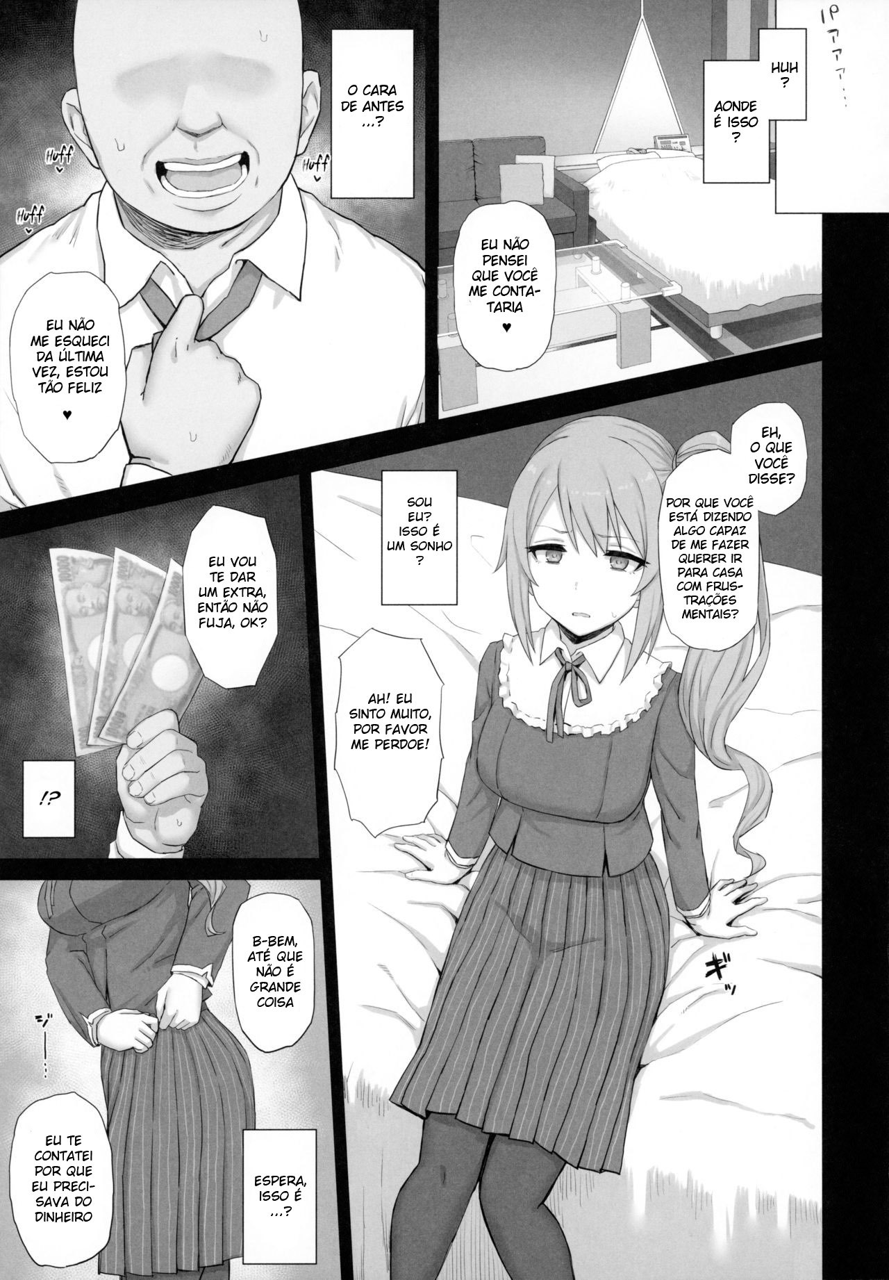 Ojou-sama Gakkou ni Kayou Binbou Shoujo wa Touzen no You ni Papakatsu ni Kiketsu Suru - 4