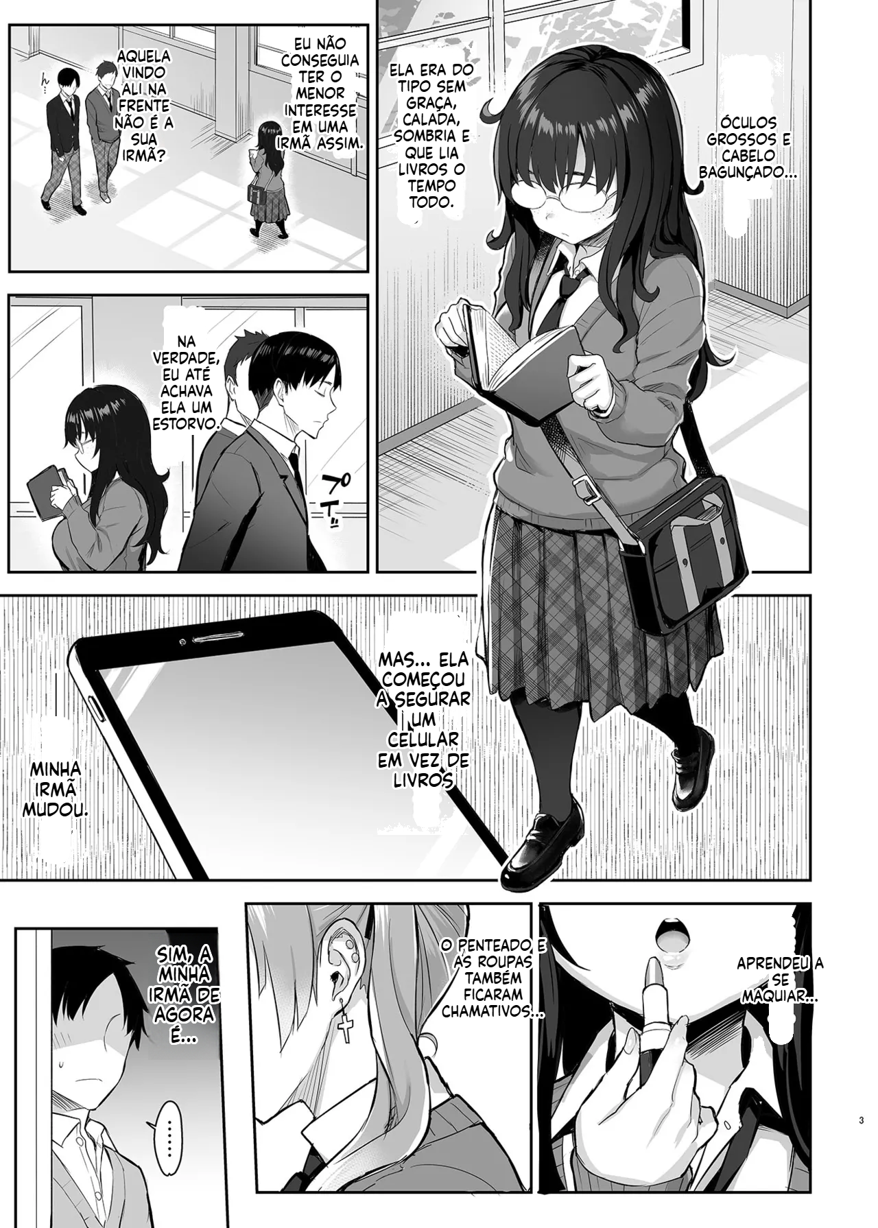 [Doujinshi] Minha irmãzinha peituda e safada, que o irmão mais velho não aguenta mais…!! - 4