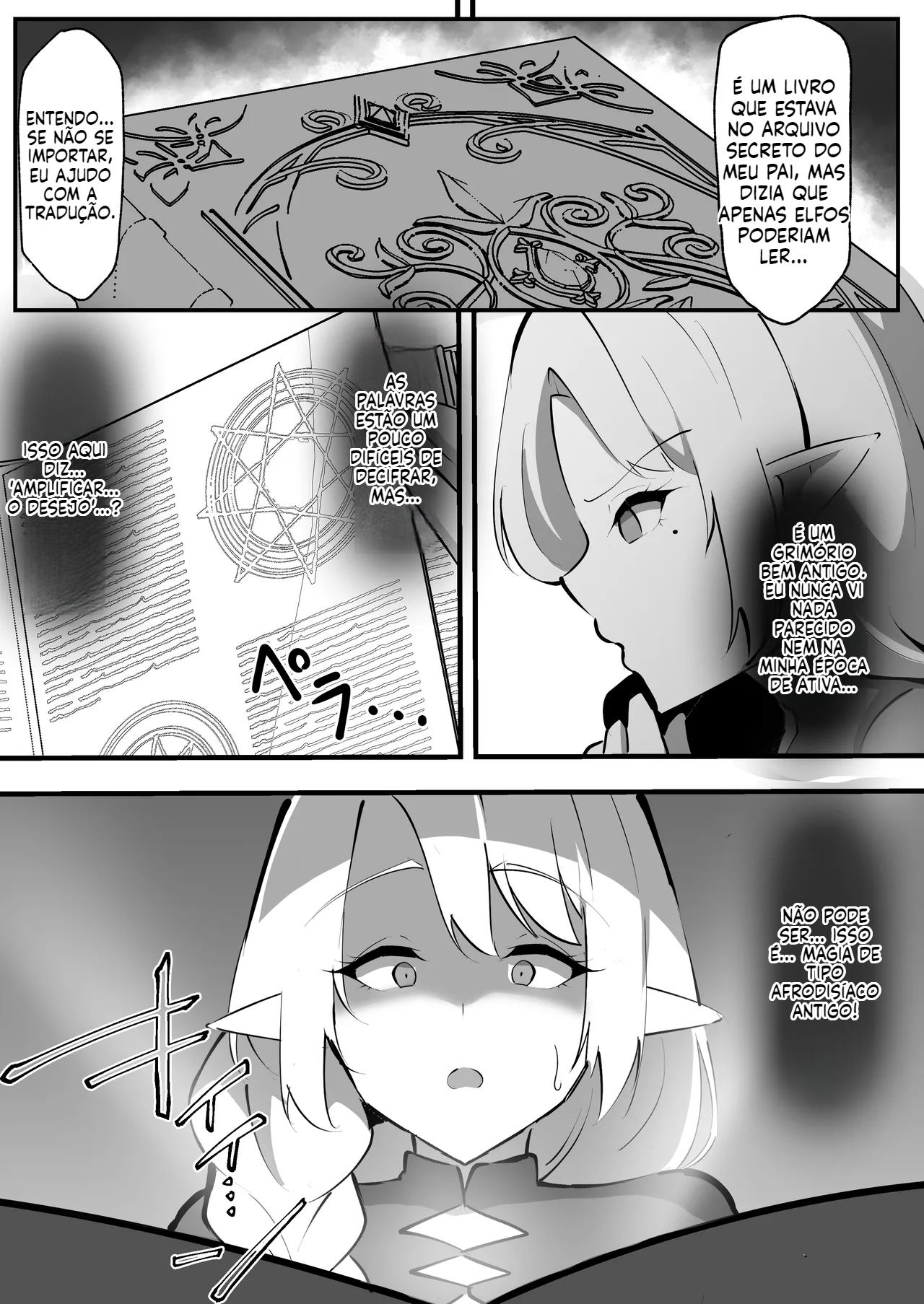 [Doujinshi] A Elfa Casada se Torna uma Escrava Sexual - 4