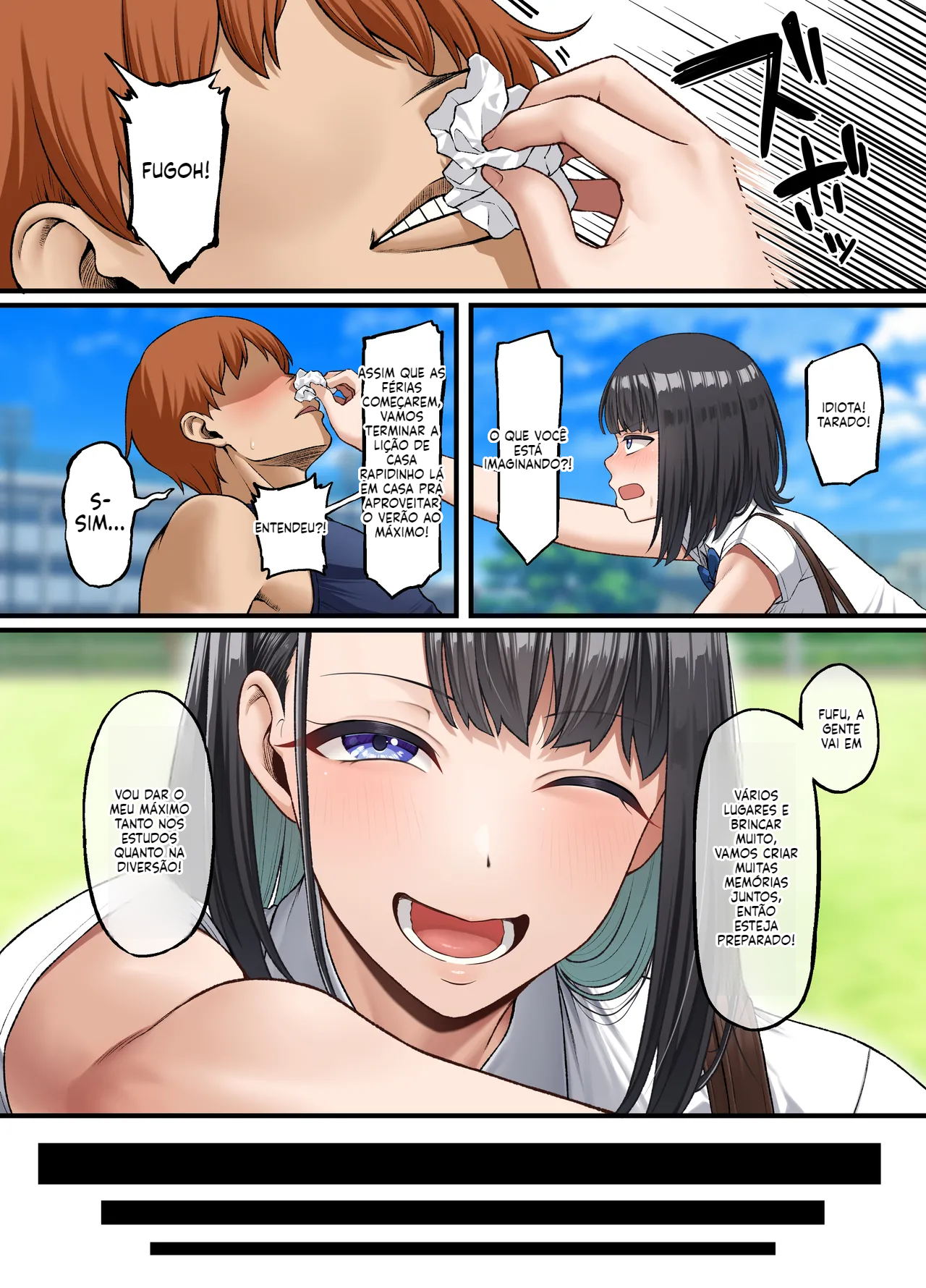 [Doujinshi] A história de como ela foi transformada em uma vadia pelo pênis de um cara negro enquanto estava hospedada na casa dele. - 4