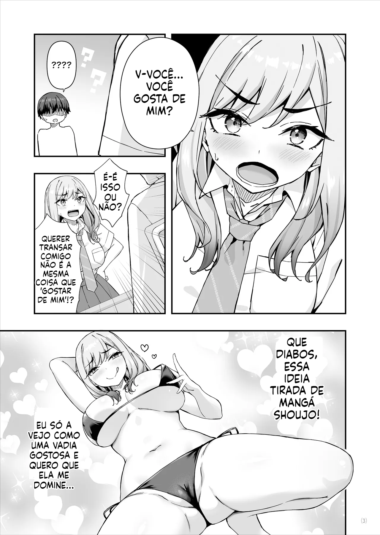 [Doujinshi] A vez em que fui flagrado pela garota delinquente com quem eu tinha fantasias eróticas - 4