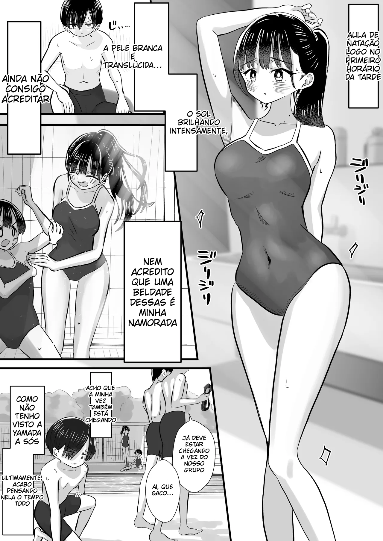 Matei aula de natação pra fazer um sexo gostoso com minha namorada - 3