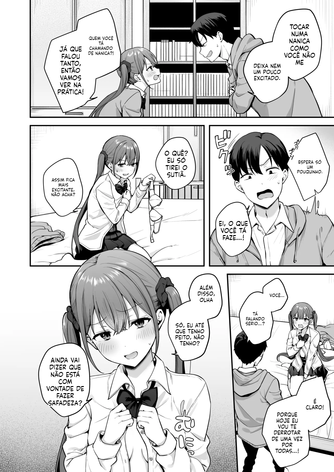 [Doujinshi] Desafiei minha colega de classe e acabamos transando sem camisinha - 7