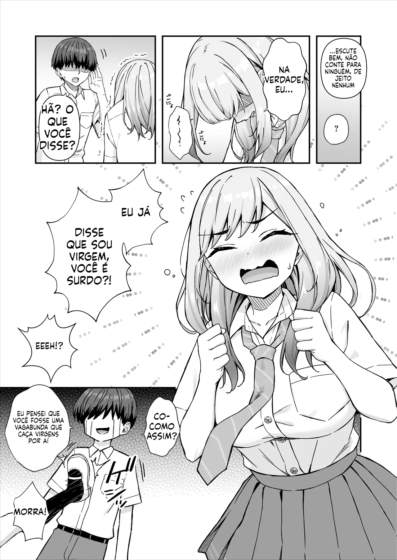 [Doujinshi] A vez em que fui flagrado pela garota delinquente com quem eu tinha fantasias eróticas - 6