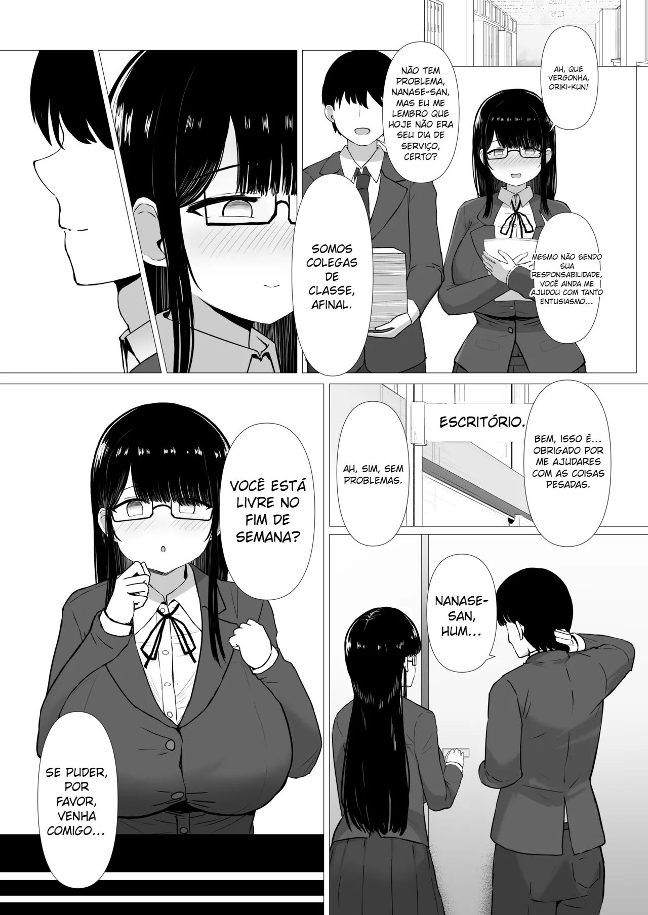 Nagasare Ochiru Kiyowa na Jimi Kyonyuu ga Charao no SeFri ni Ochiru made. - 4