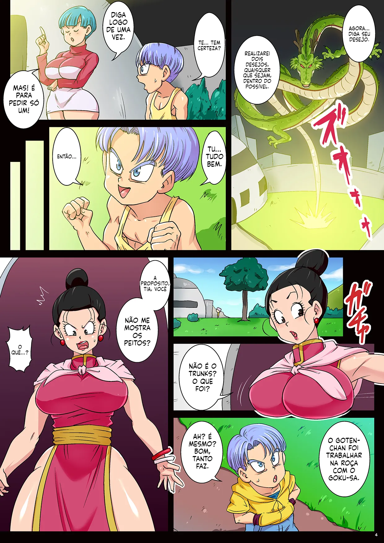 [Dragon Ball] O Desejo Secreto de Trunks - 4