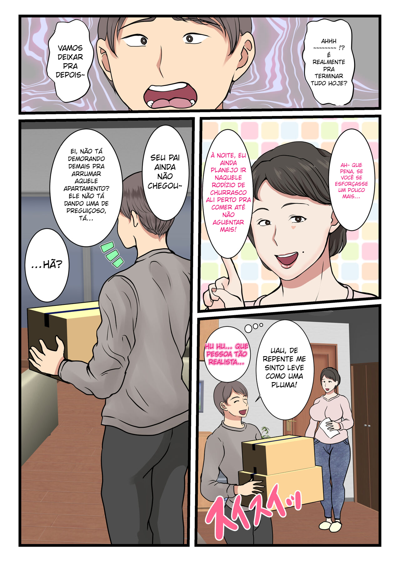 Haha ga Kabe ni Hamatte Ugokenakatta node… - 4