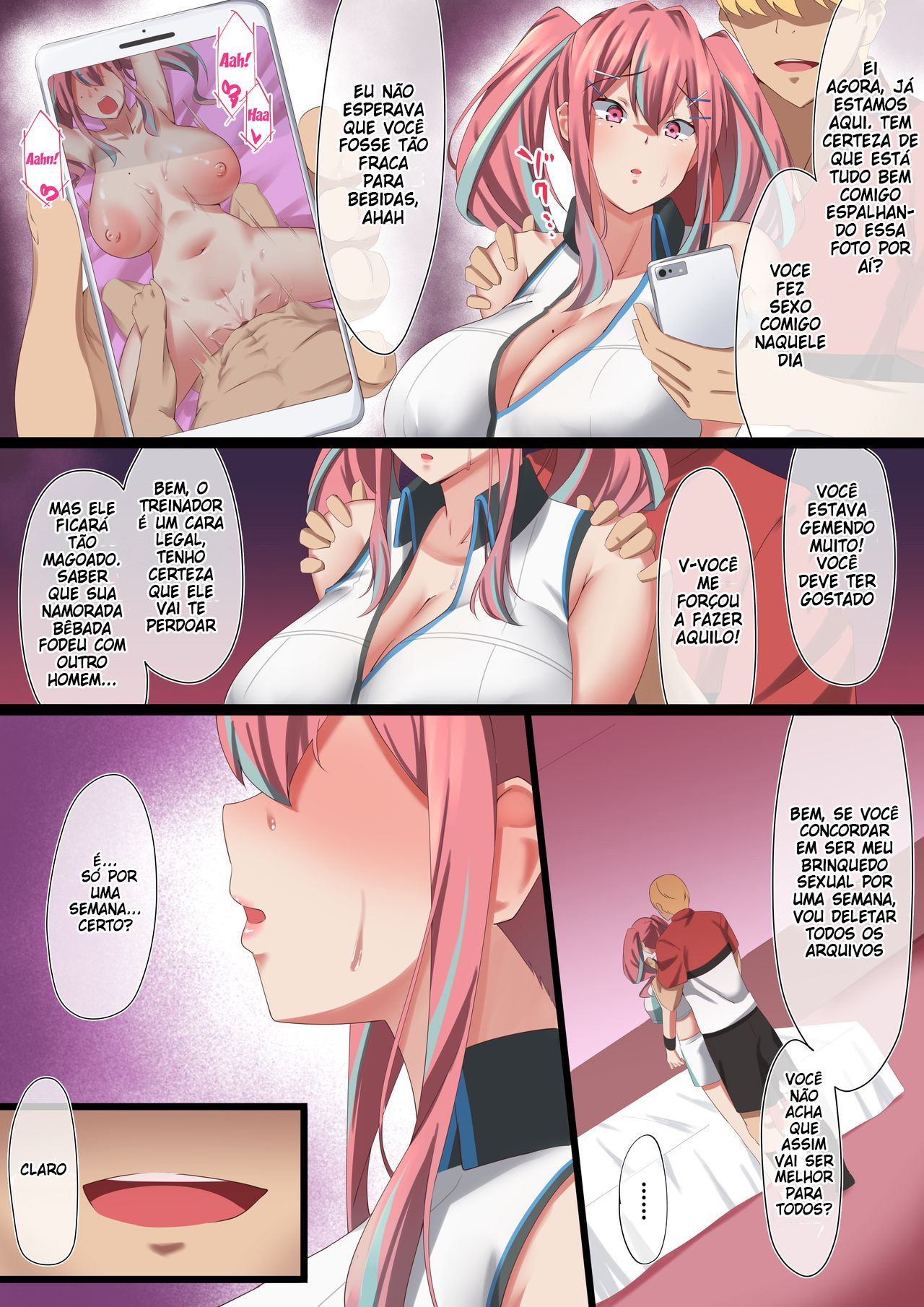 Bakunyuu Gyaru no Ore no Kanojo ga Teniser no Yarichin Otoko ni Netorareta Hanashi - 5