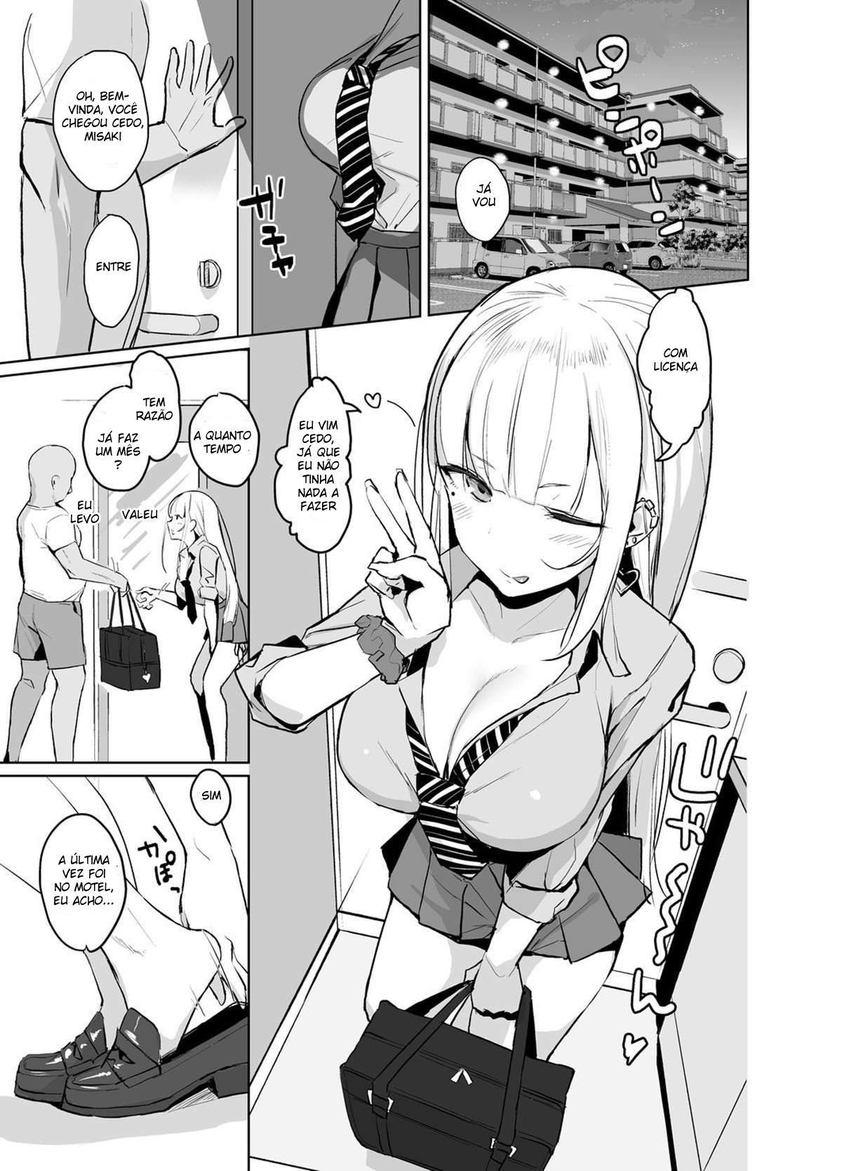 Ecchi na Gal JK ga Kyokon Zetsurin Oji-san to Pakoru Yatsu - 2