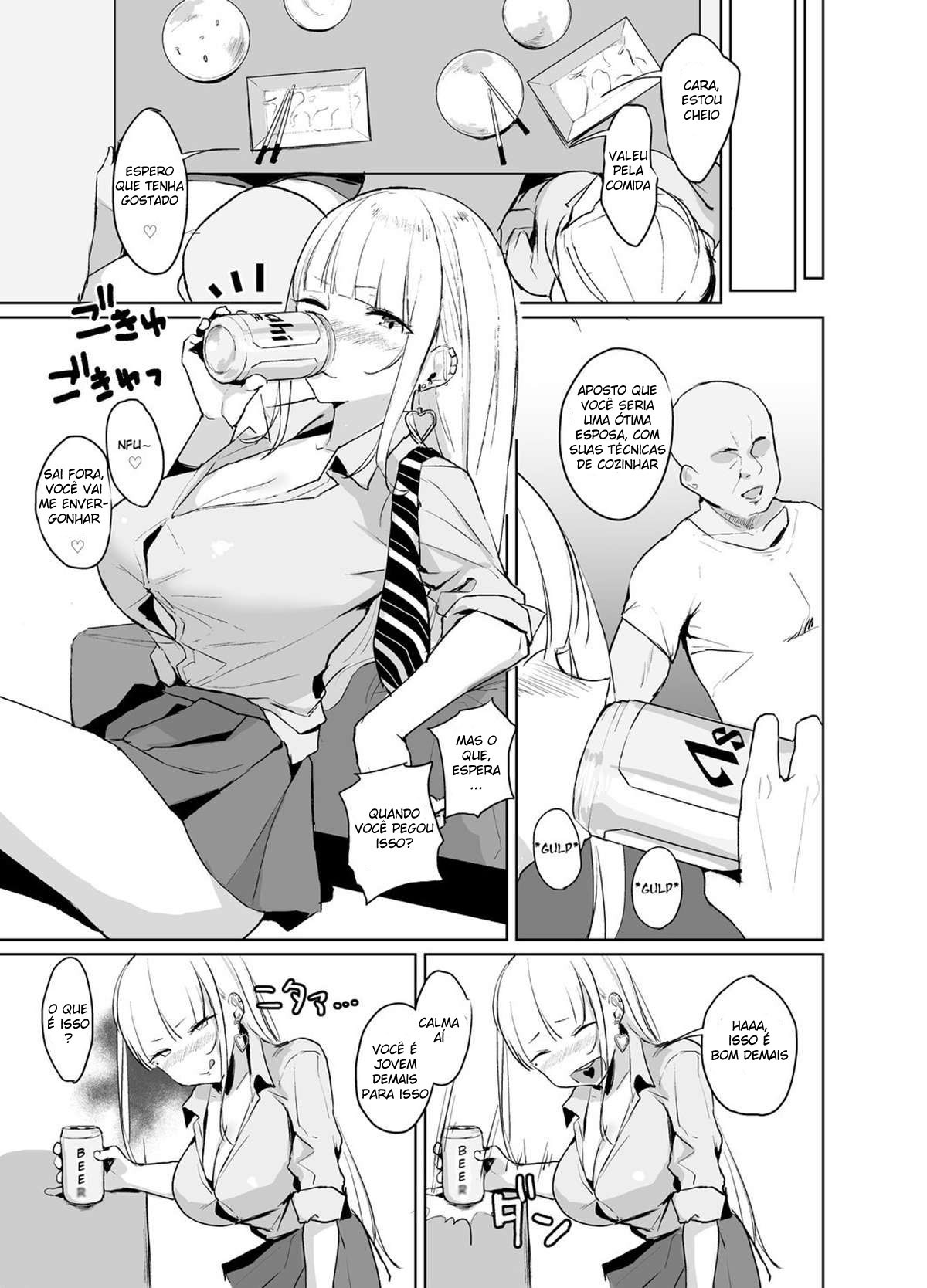 Ecchi na Gal JK ga Kyokon Zetsurin Oji-san to Pakoru Yatsu - 4