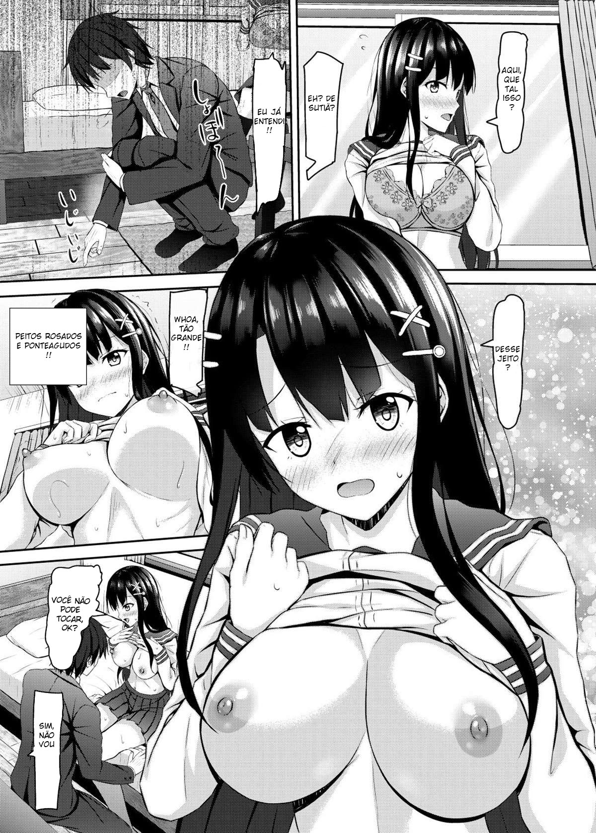 Saishoku Kenbi de Hazukashigariya na jk to Hatsu H made | The First of an Embarrassed Highschool Girl Blessed With Both Brains and Beauty