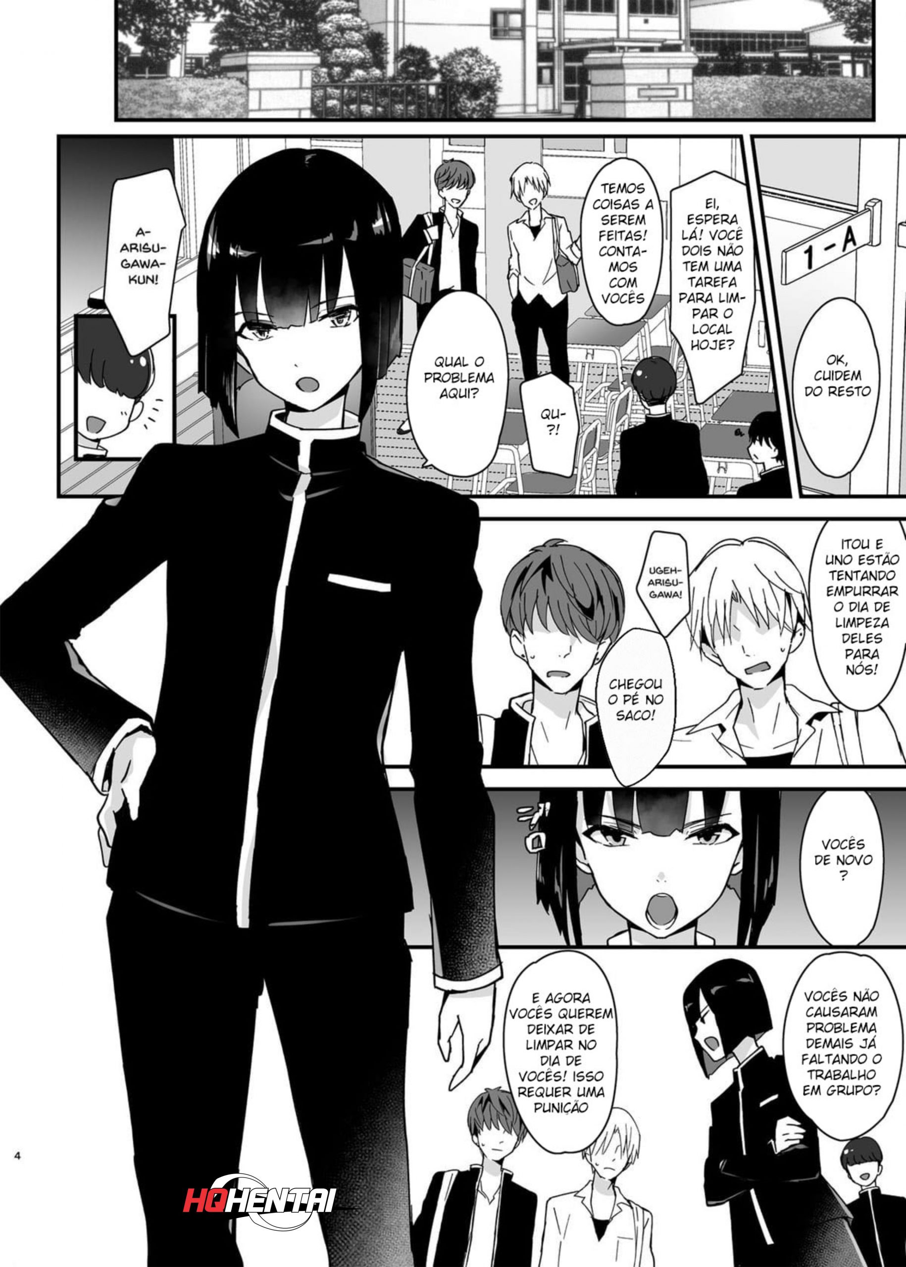 Iinchou wa Furyou Chinpo ni Otosareru | The Class President Falls To Delinquent Cock - 2