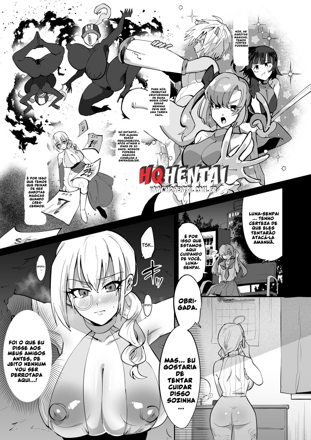Mahou Shoujo vs Futanari Sentouin Shimai | Magic Girl vs. Futanari Combatant Sisters - 5