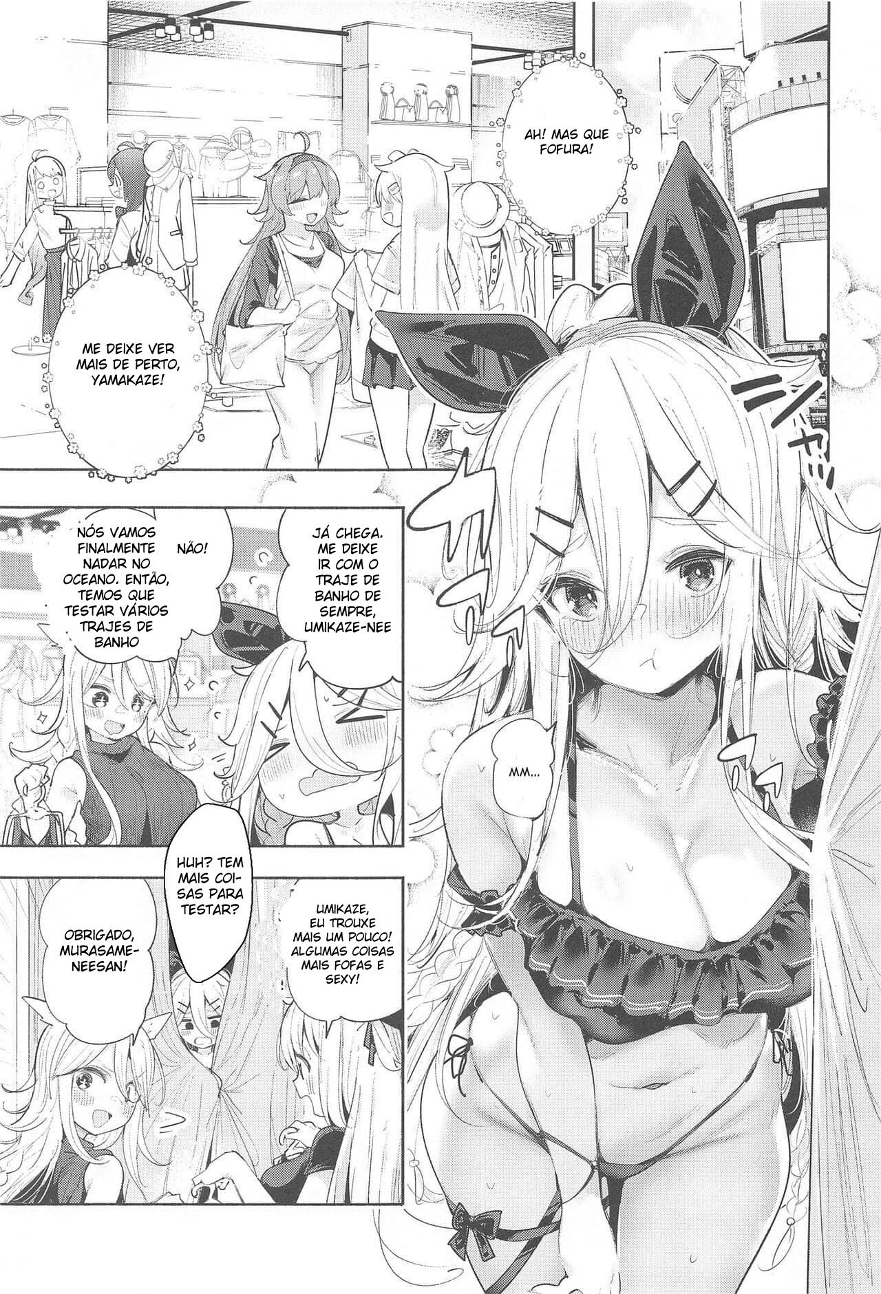 Yamakaze-chan to Private Beach de Yuuwaku Kozukuri Sex - 2