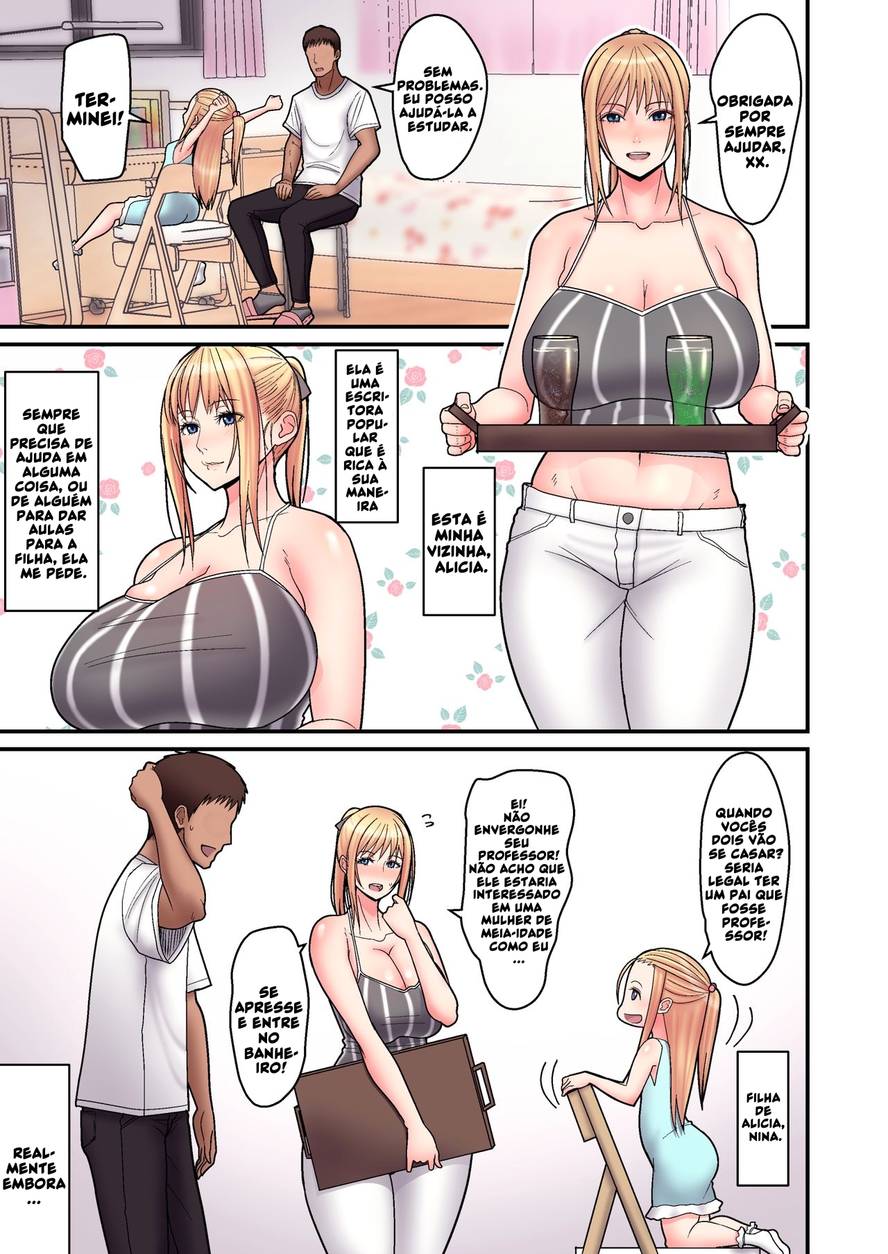 Kinpatsu Single Mother to Icha Love Suru Hon - 3